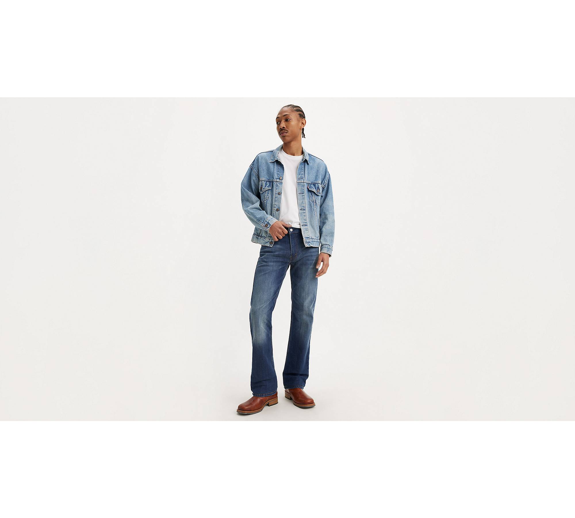 527™ Slim Boot Cut Men's Jeans - Dark Wash