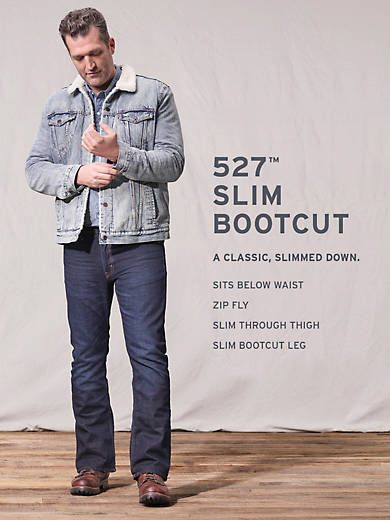 527™ Slim Bootcut Levi's® Flex Men's Jeans - Light Wash | Levi's® US