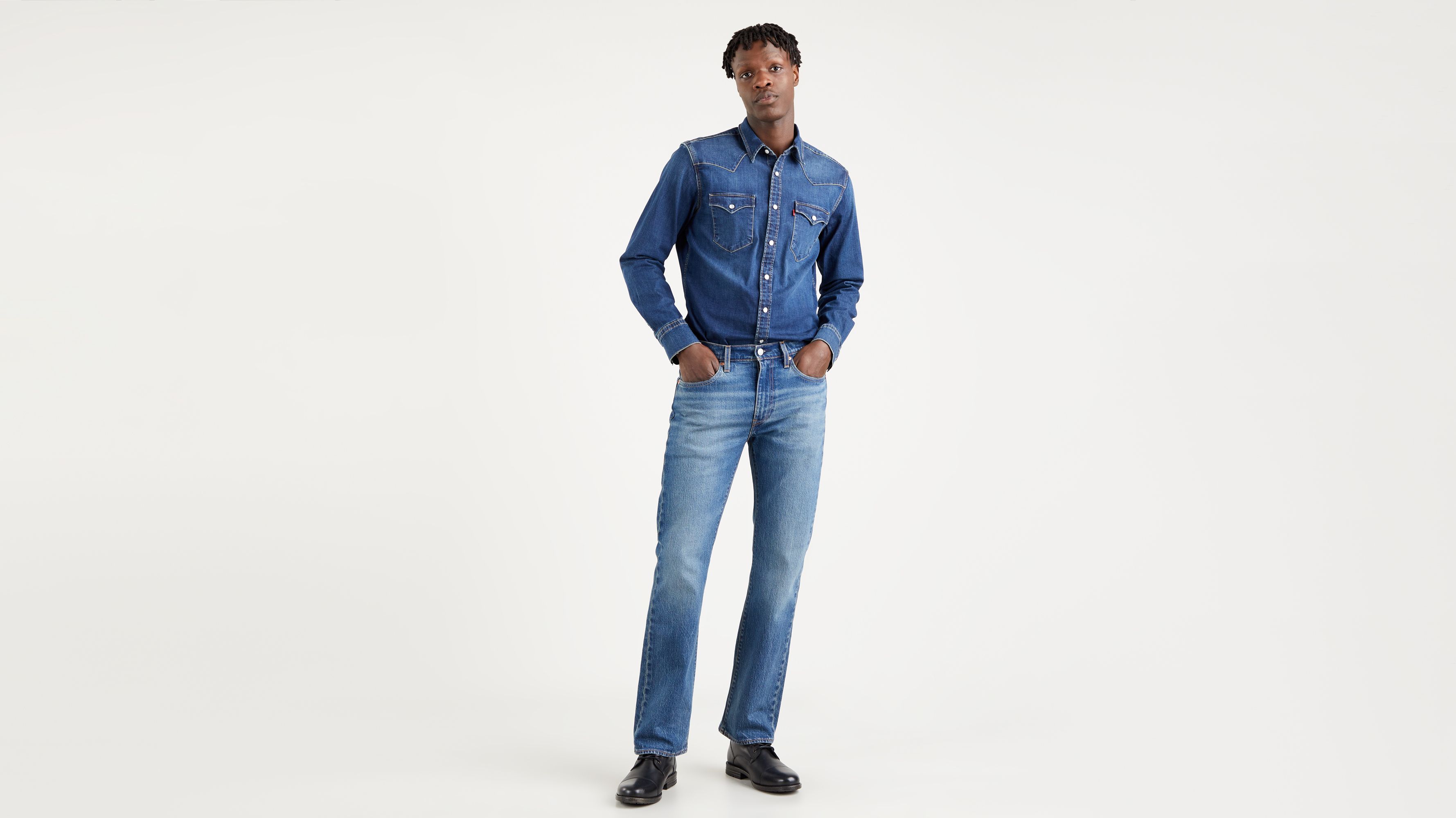 527™ Slim Bootcut Jeans - Blue | Levi's® GB