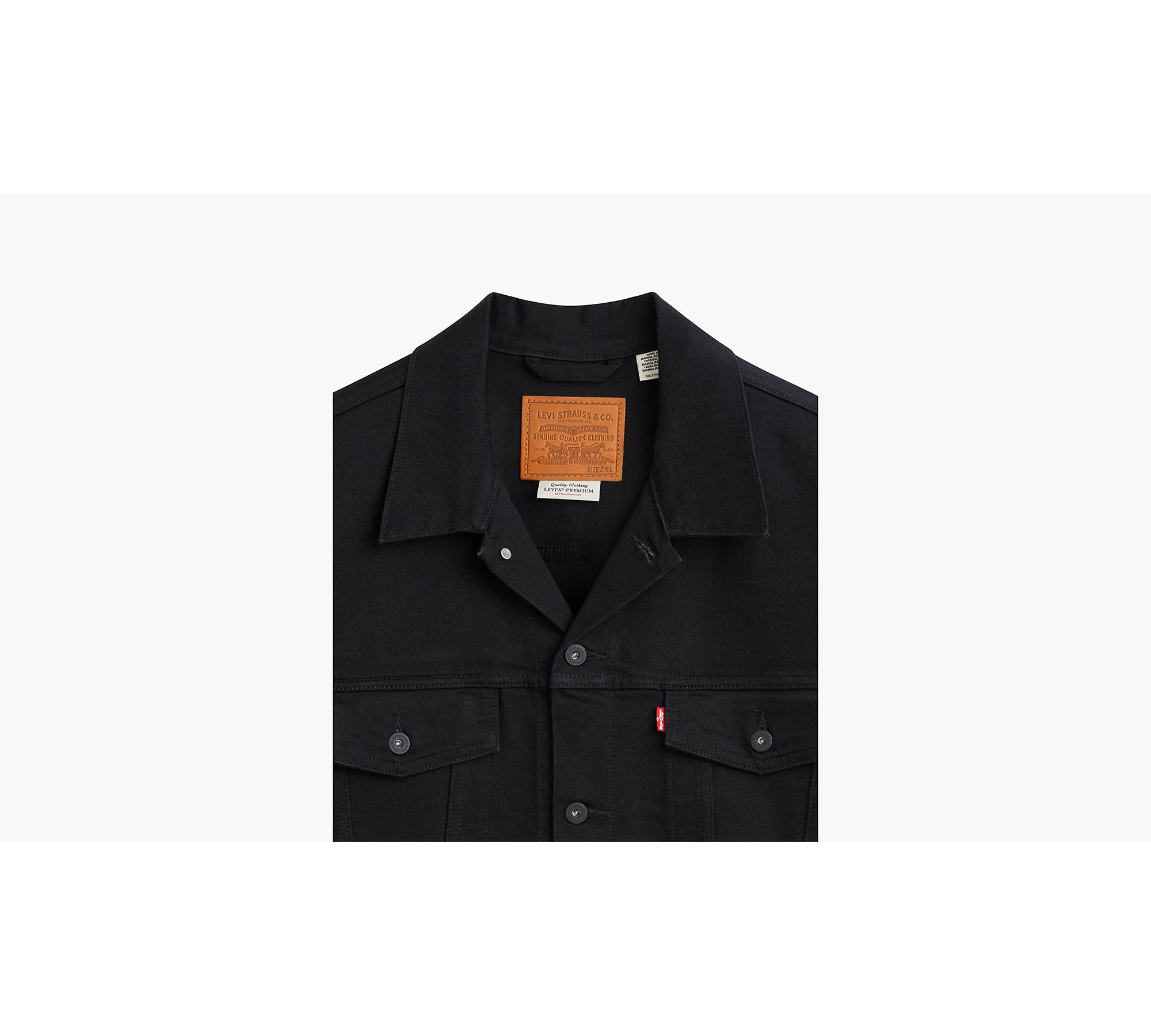 Louis Vuitton Bubble Damier Trucker Jacket BLACK. Size 36
