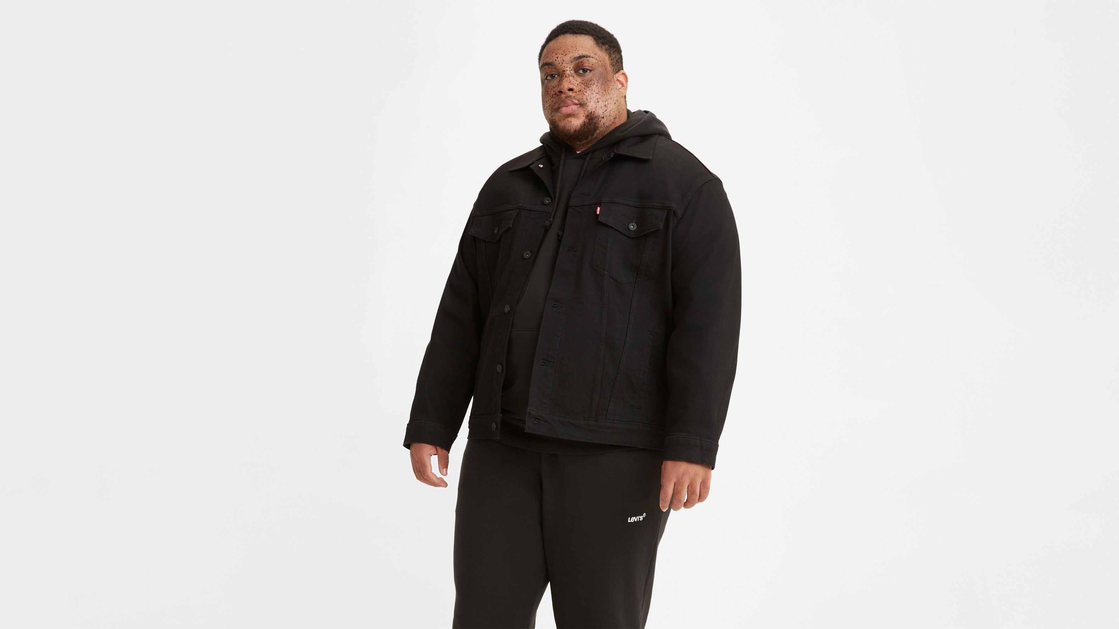 Levi's men's big outlet and tall trucker jacket