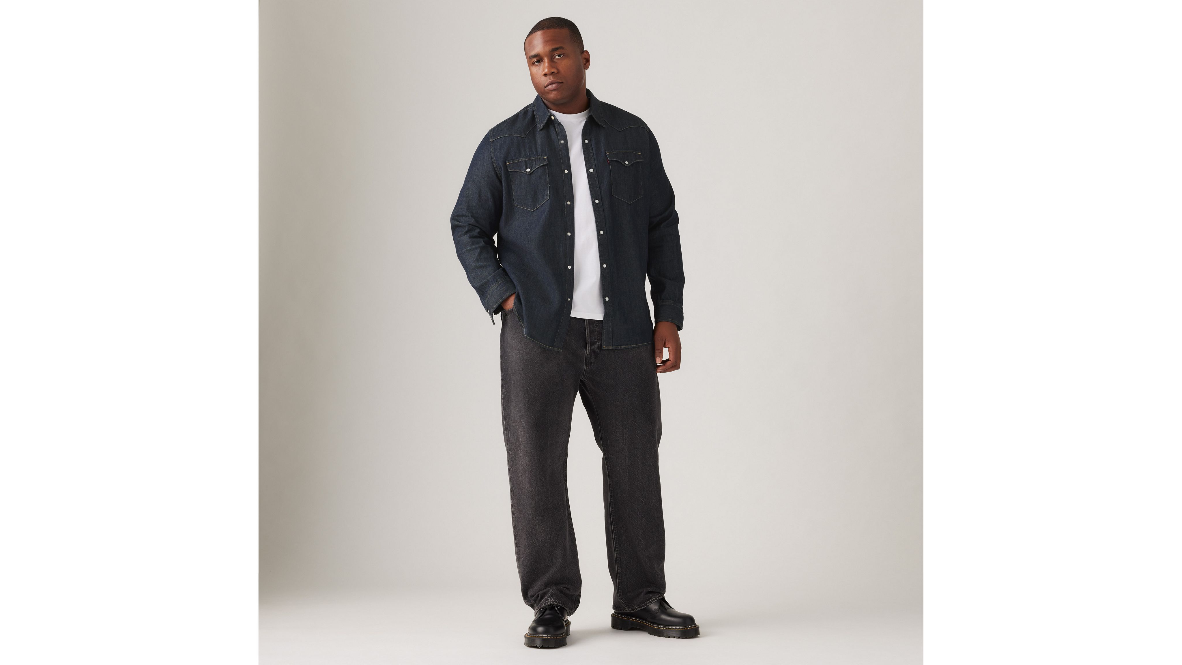 501® Original Fit Men's Jeans (big & Tall) - Black | Levi's® US