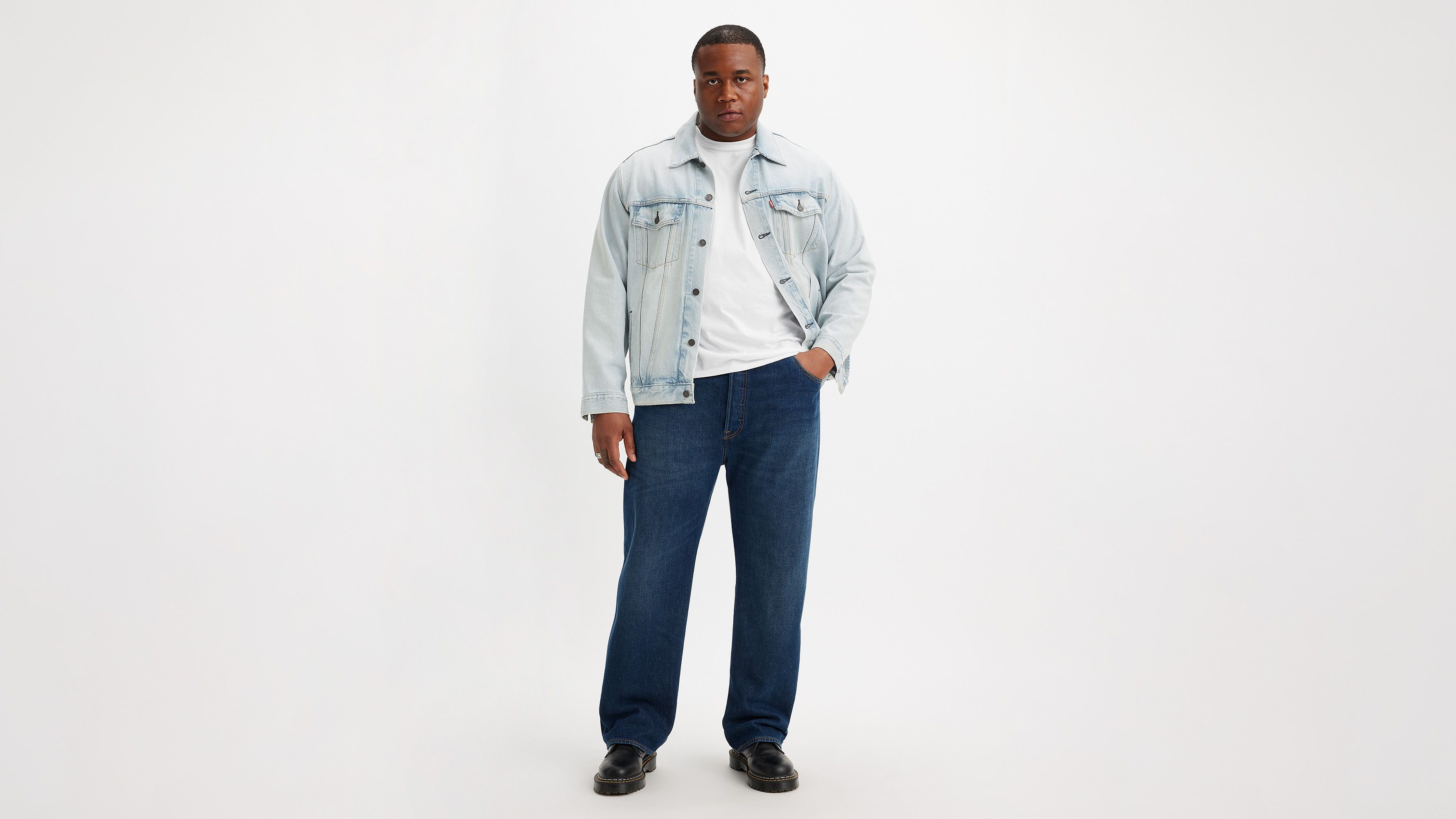 Levis 501 shrink to fit big and tall best sale