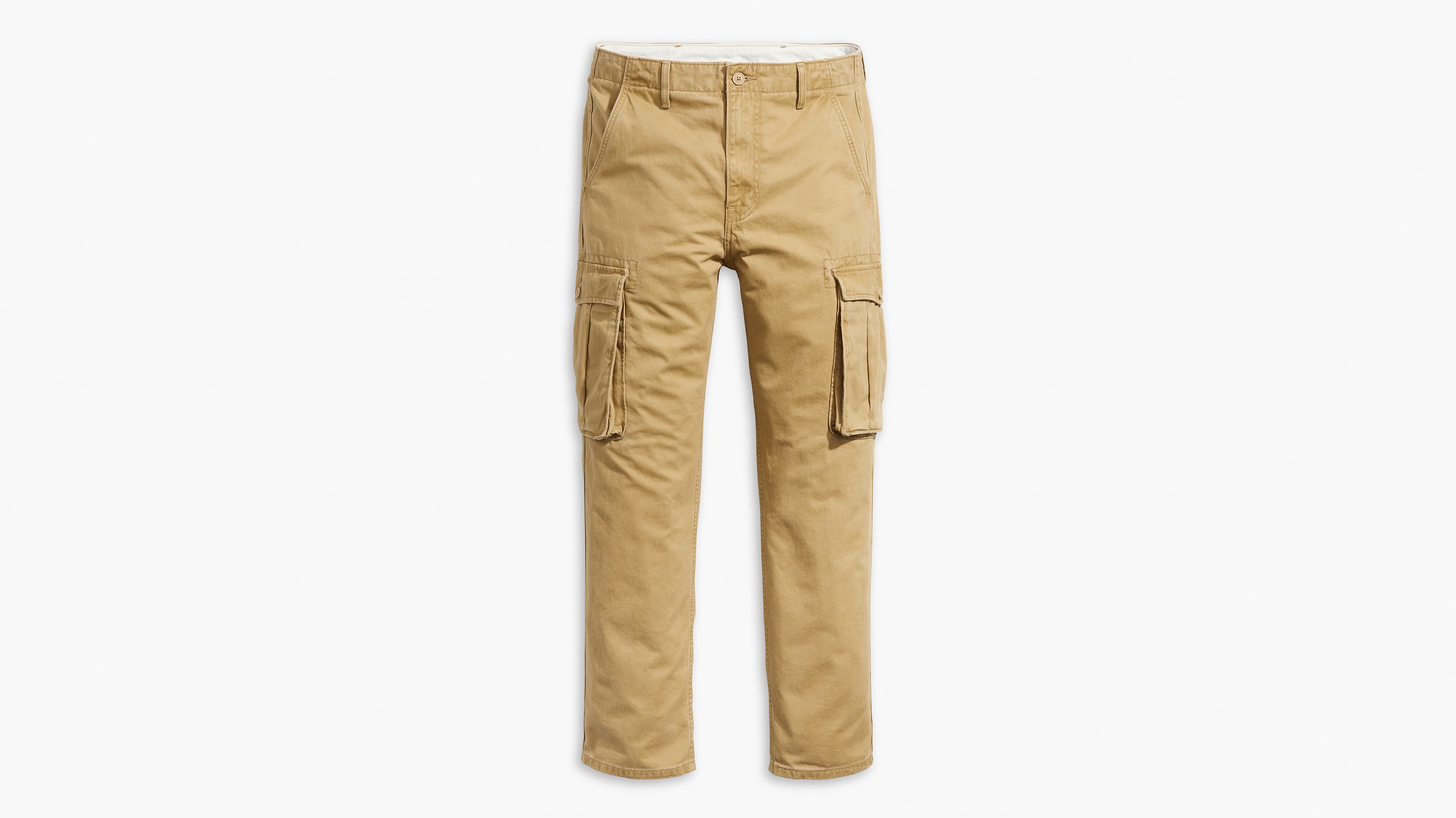 Levi's loose cargo trousers in khaki