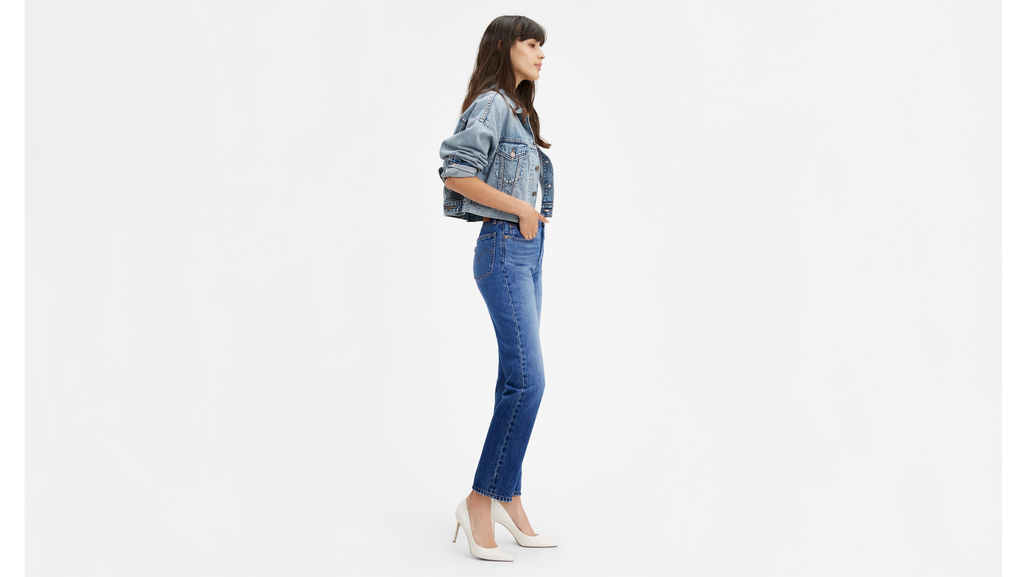 levis 501 straight leg button fly womens