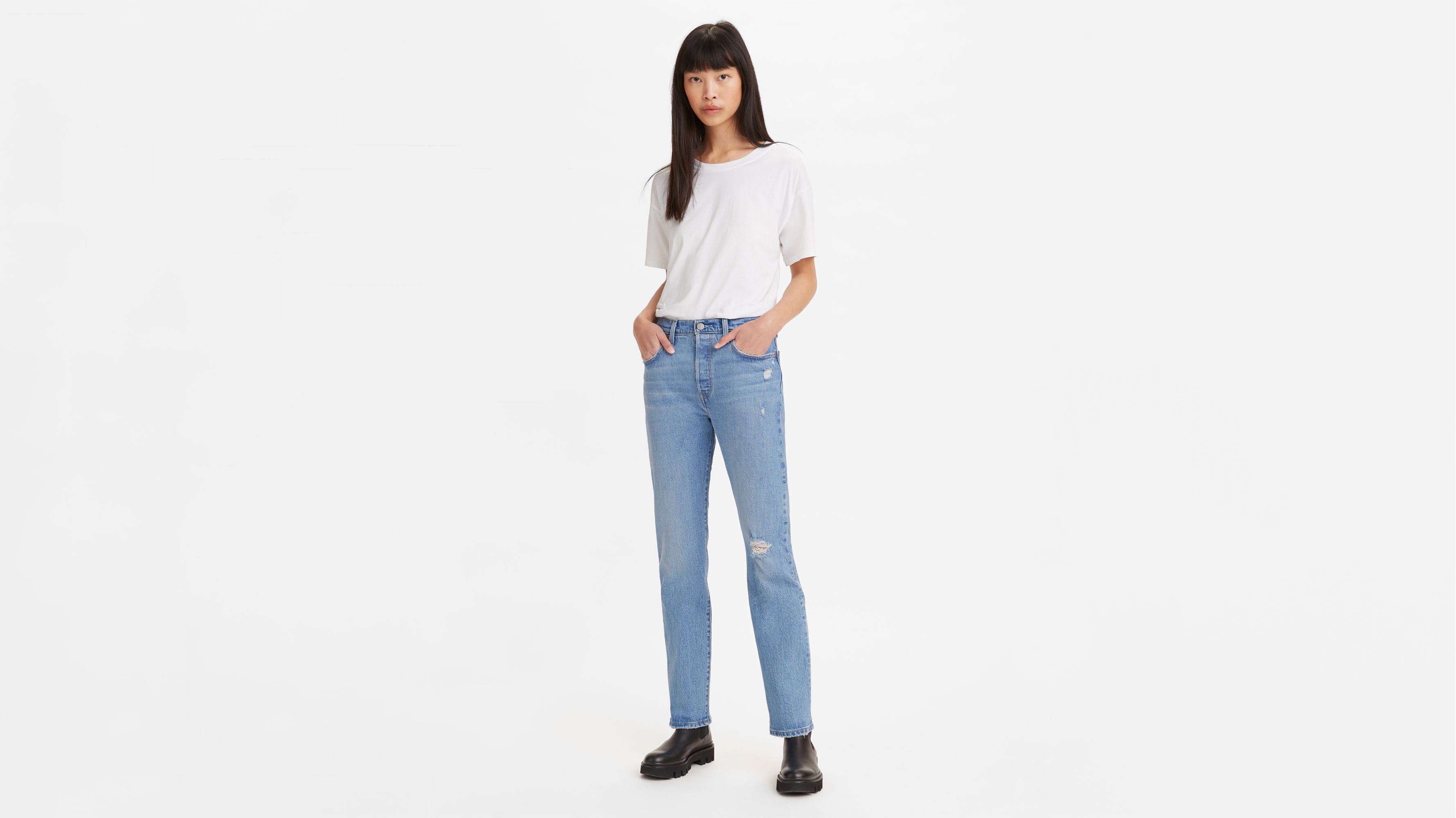levi 501 bootcut button fly