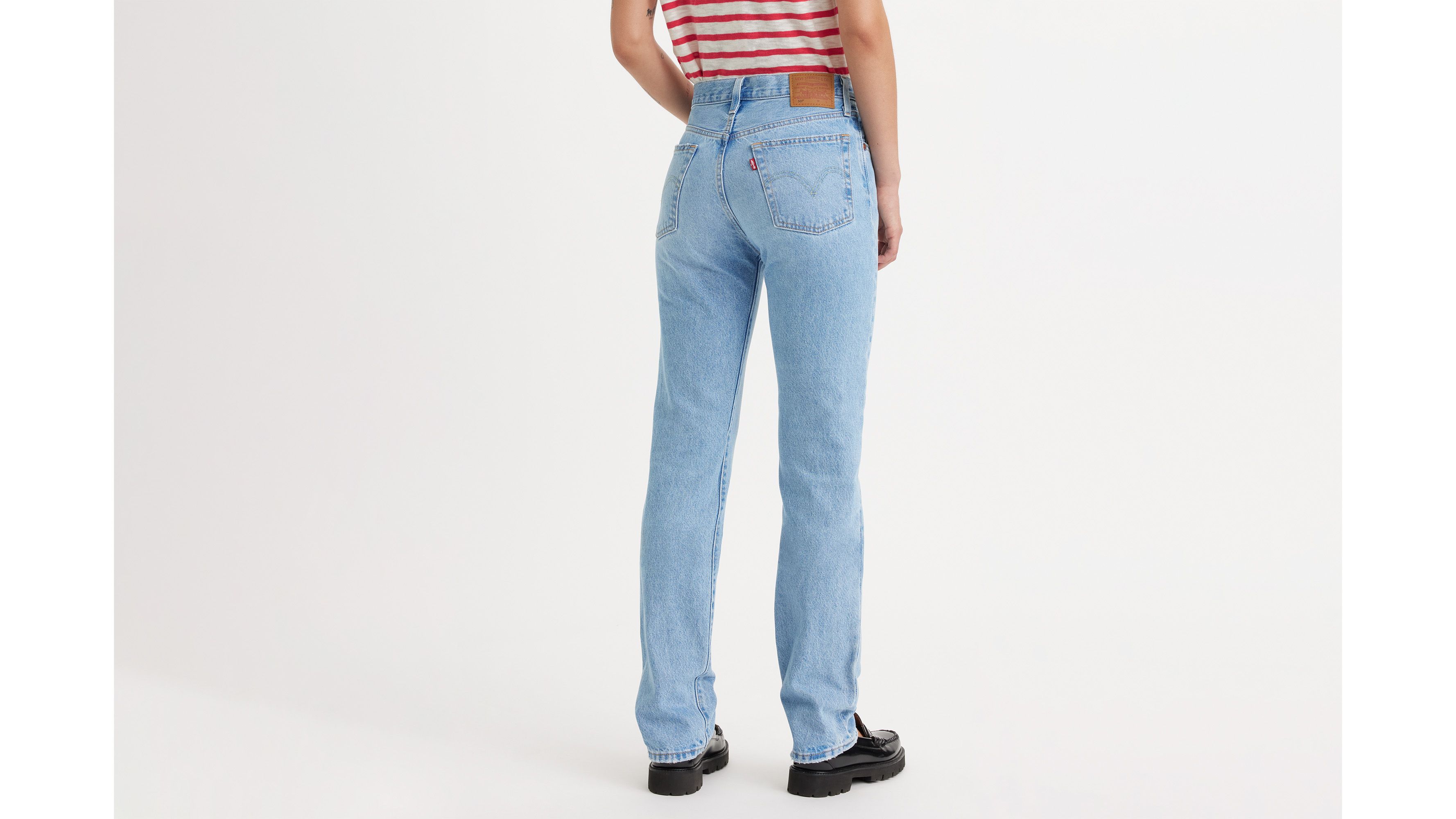 501® Original Sport Stripe Cropped Women's Jeans - Light Wash