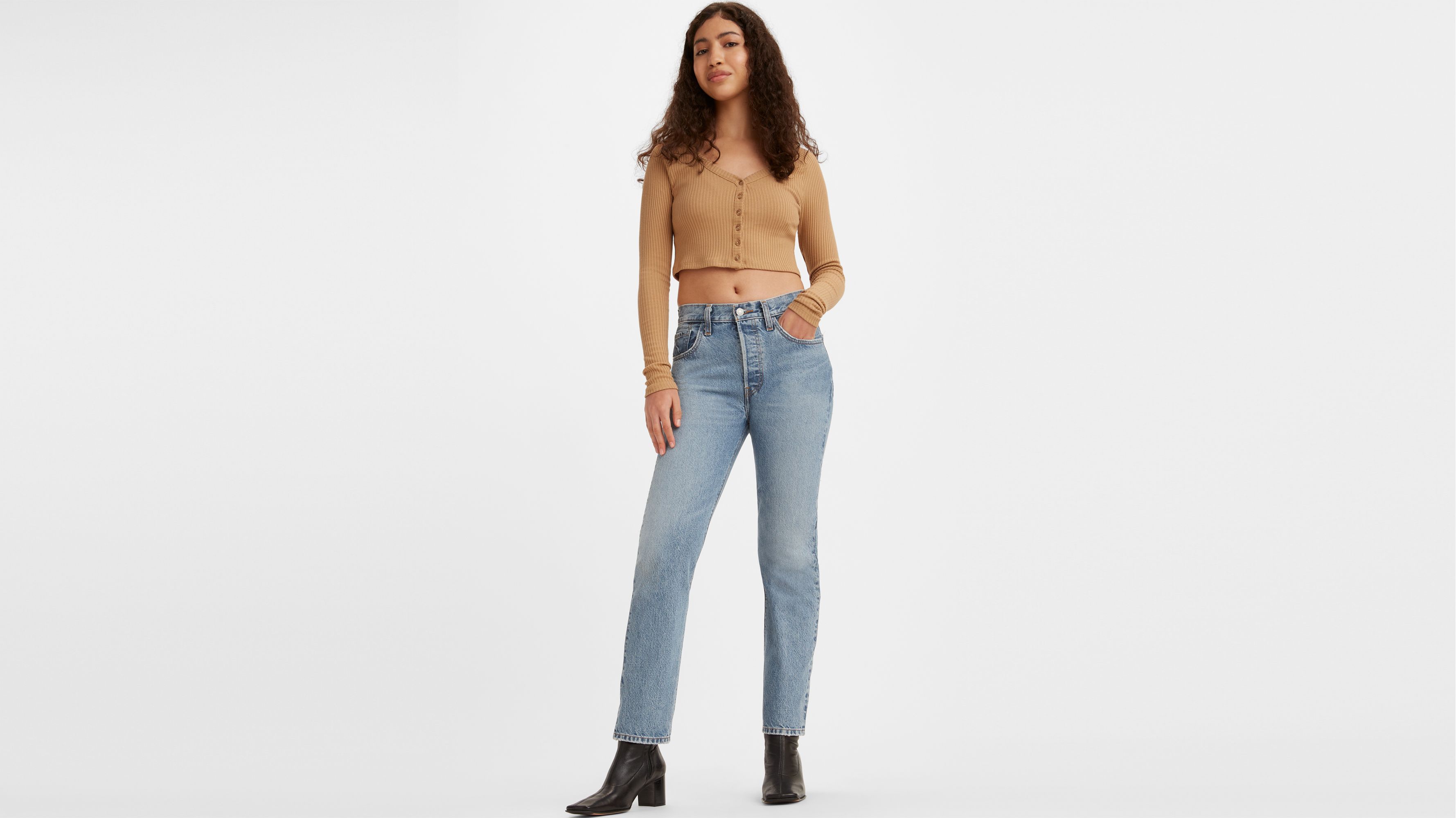 levi's cropped 501