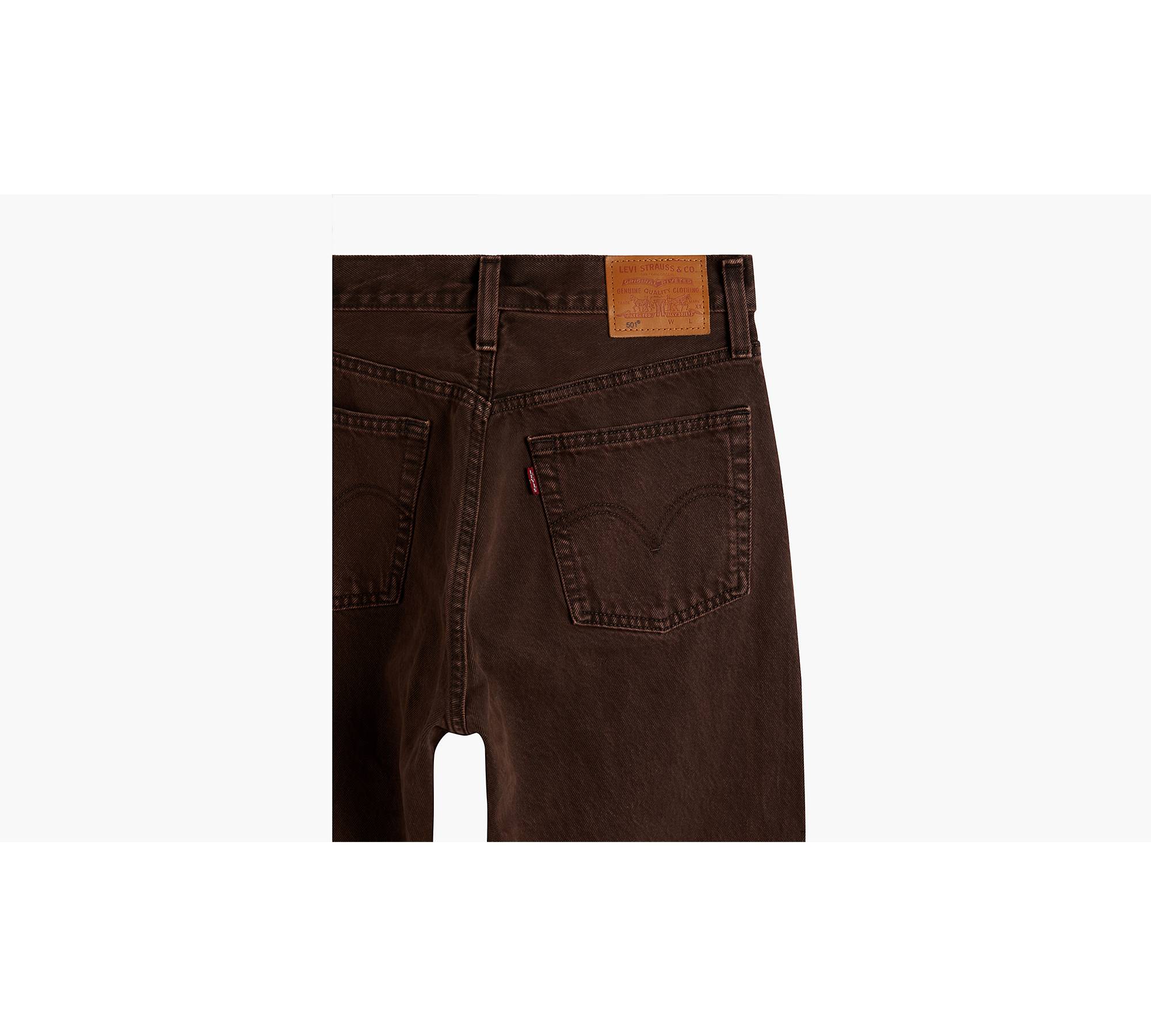 Classic Brown Levis 501 Jeans for a Timeless Look