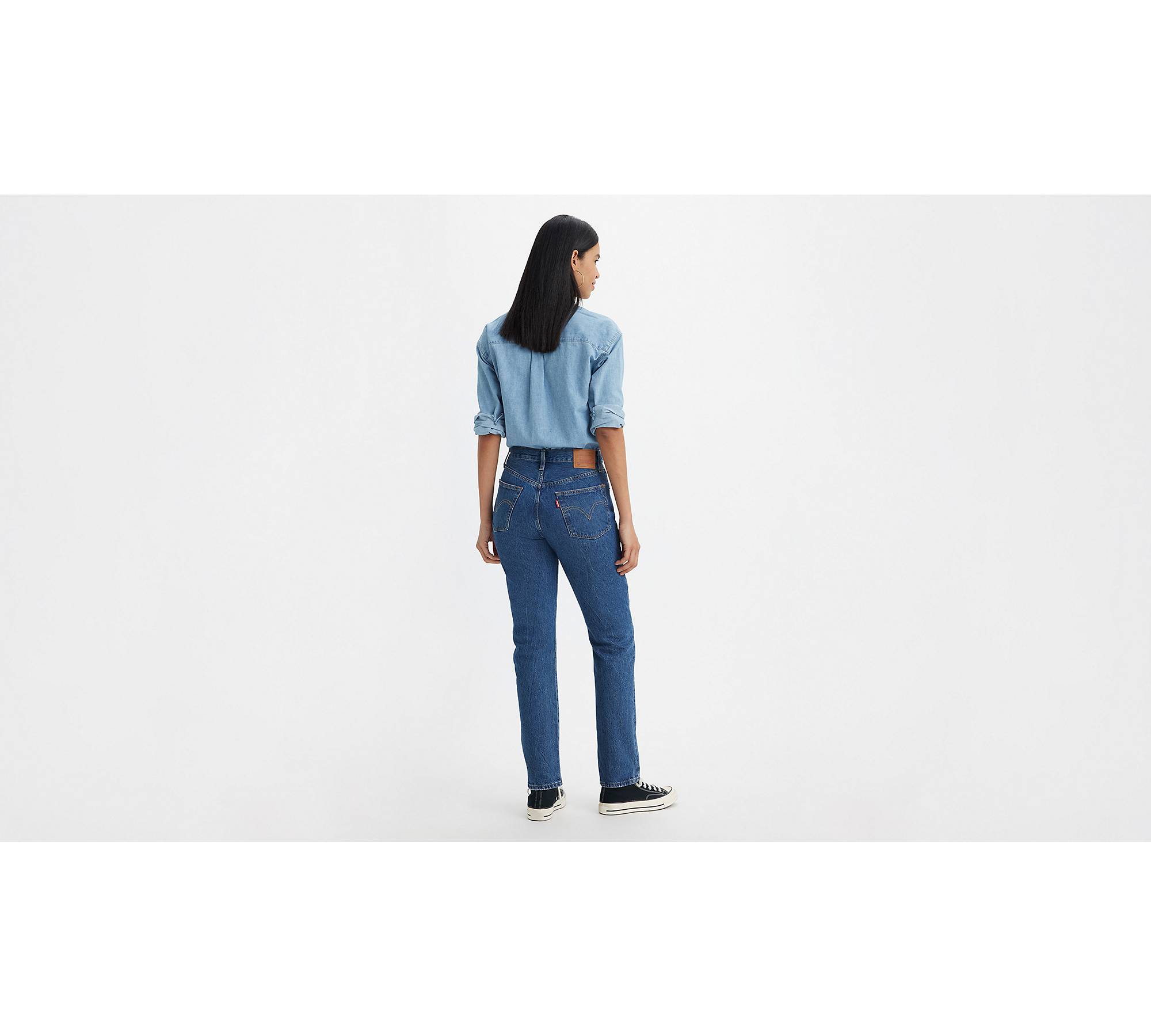 Jeans Mujer 501 Original Fit Azul Oscuro Levis 12501-0395 - Jeans