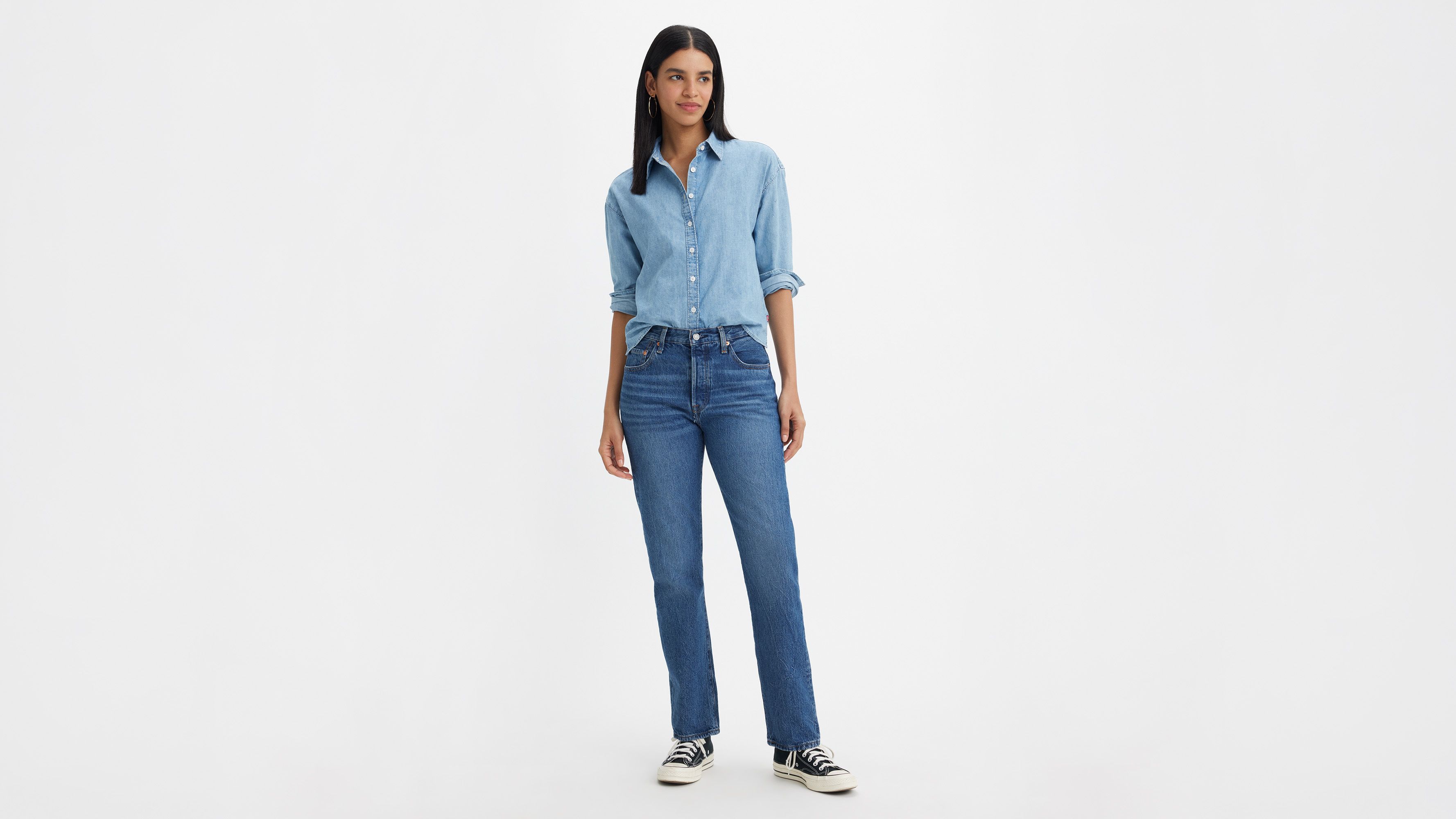 Actualizar 54+ imagen levi’s 501 original fit jeans womens