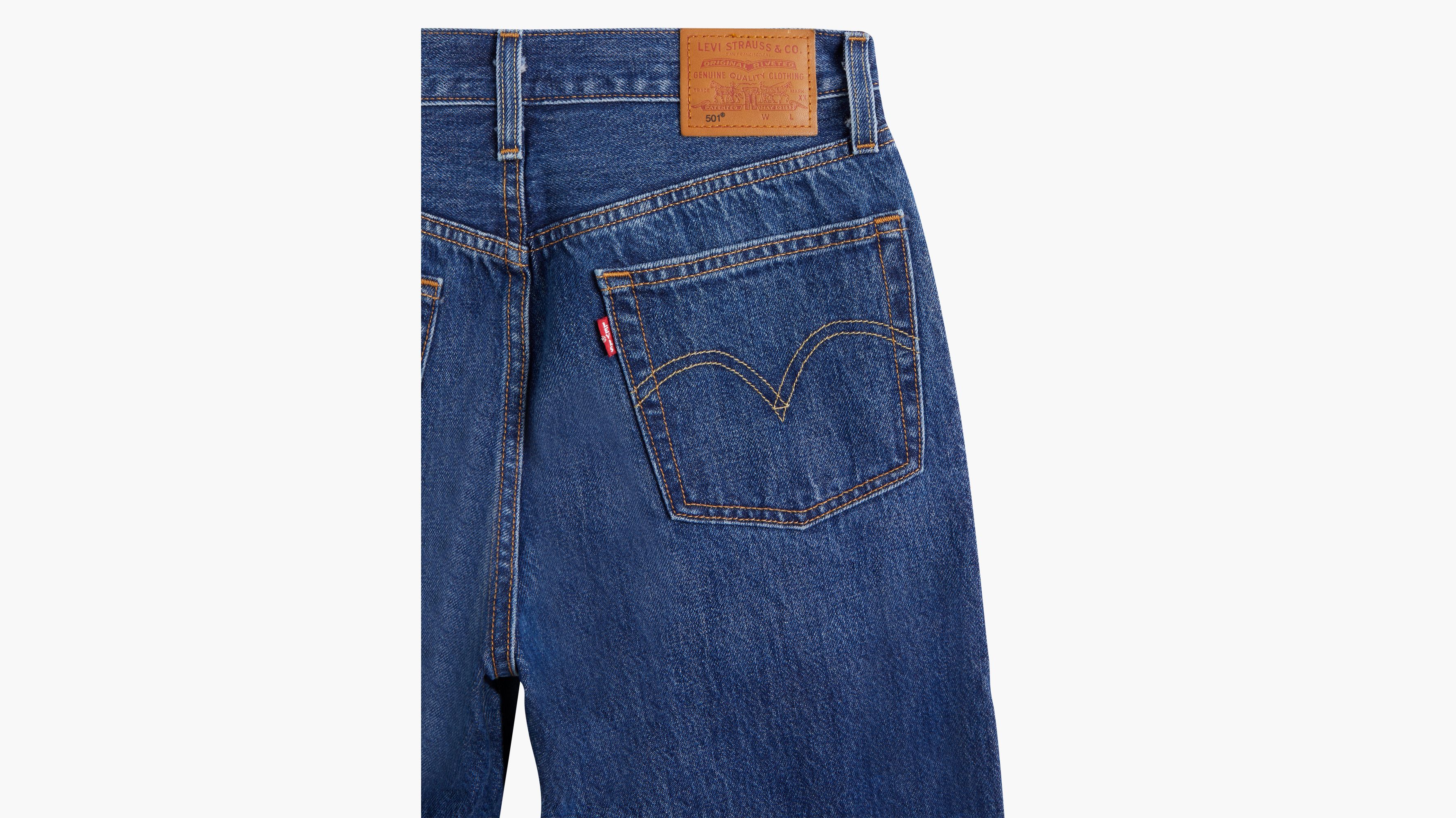 navy blue levis 501