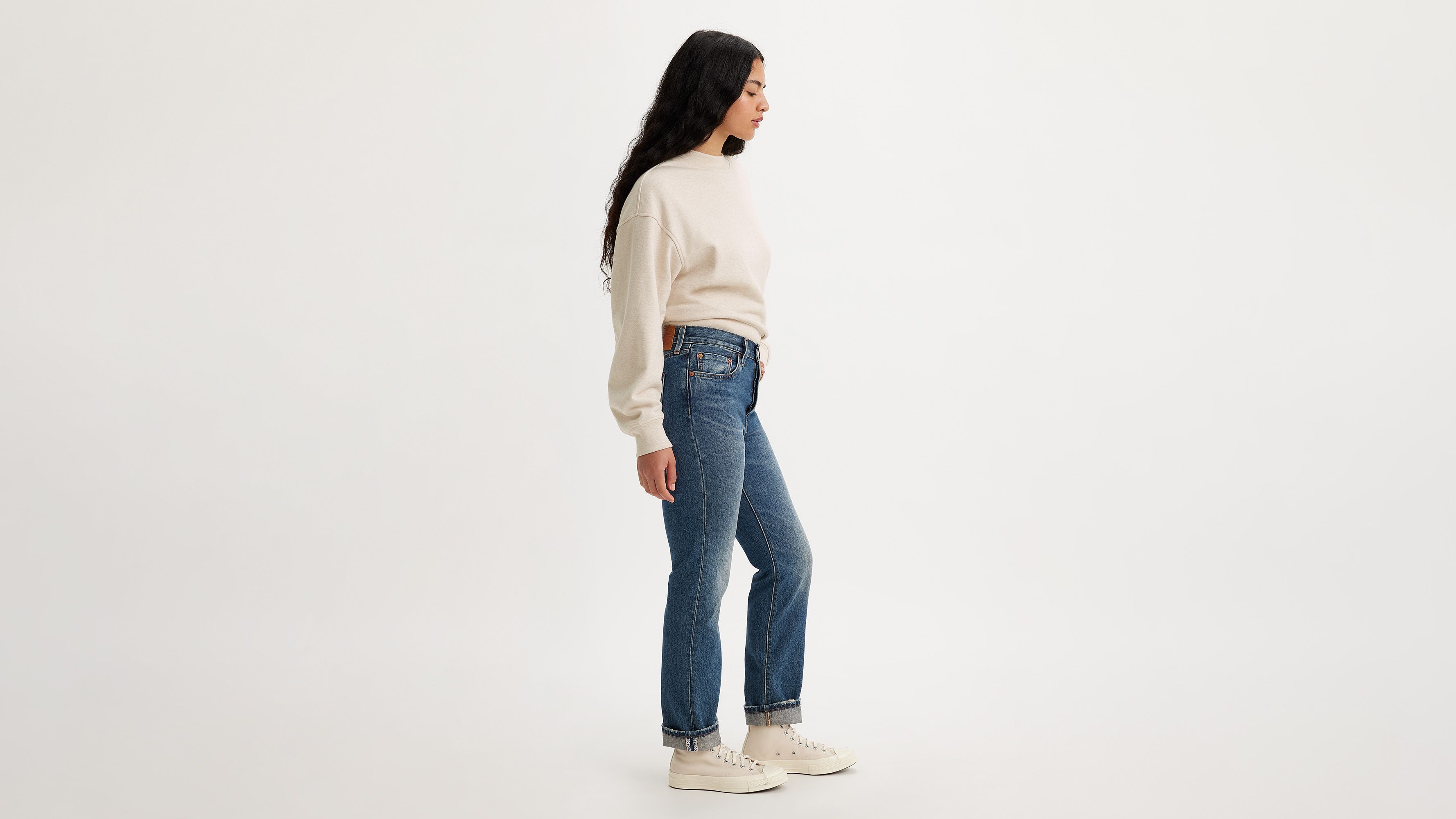 Levi's 501 store selvedge womens