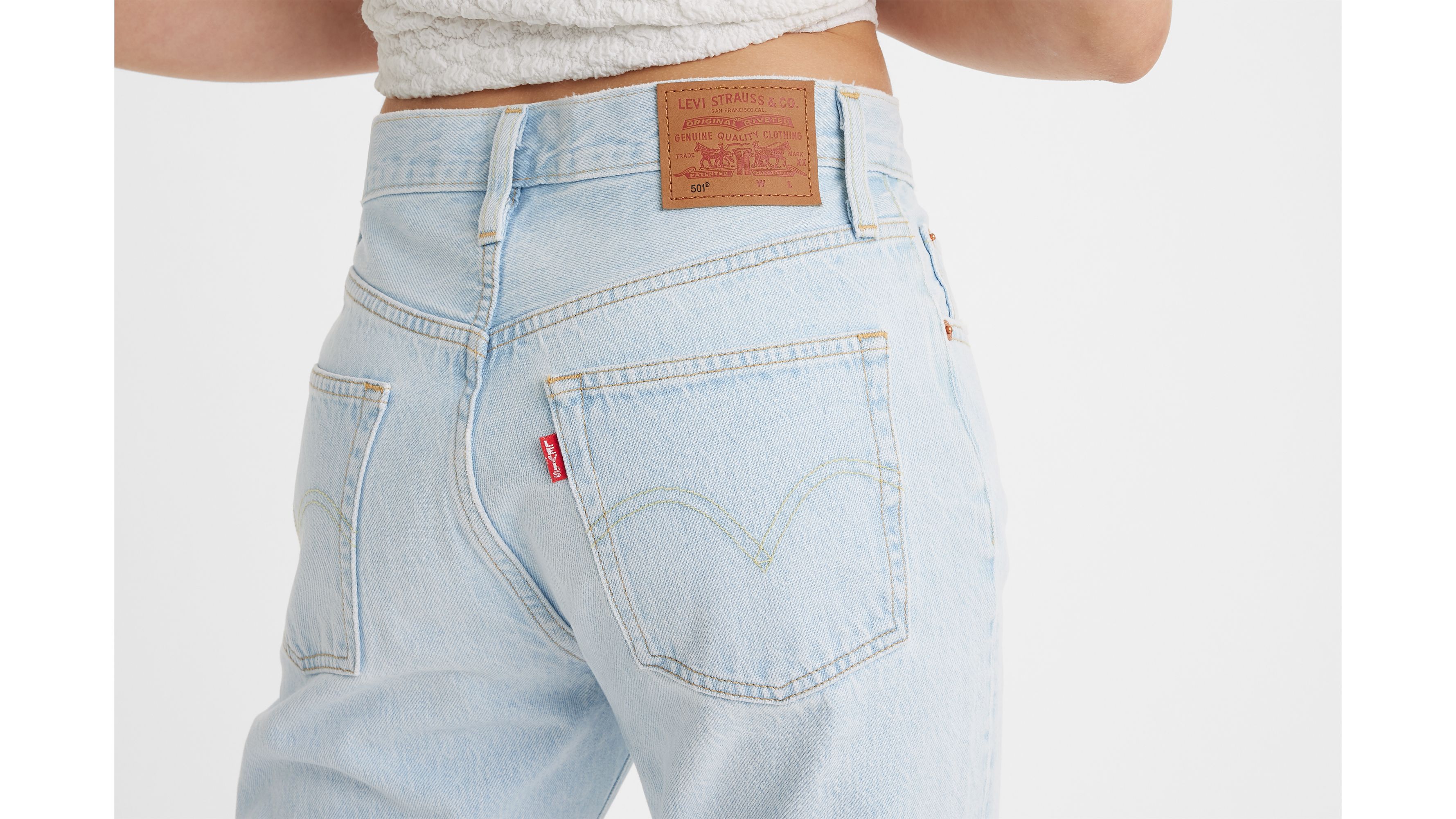 501® Original Fit Women's Jeans - Light Wash | Levi's® CA