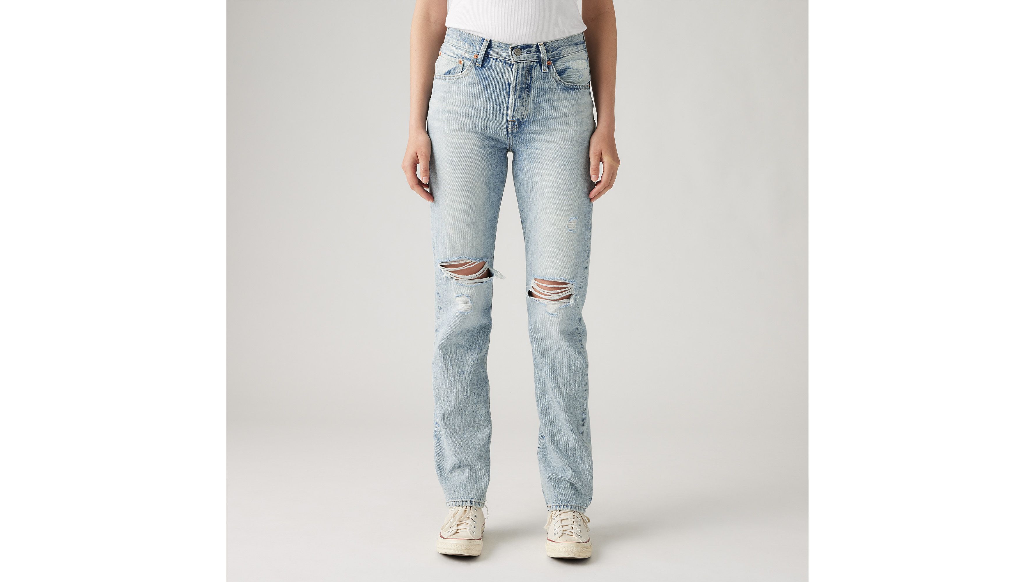 501® Original Fit Studded Women's Jeans - Light Wash
