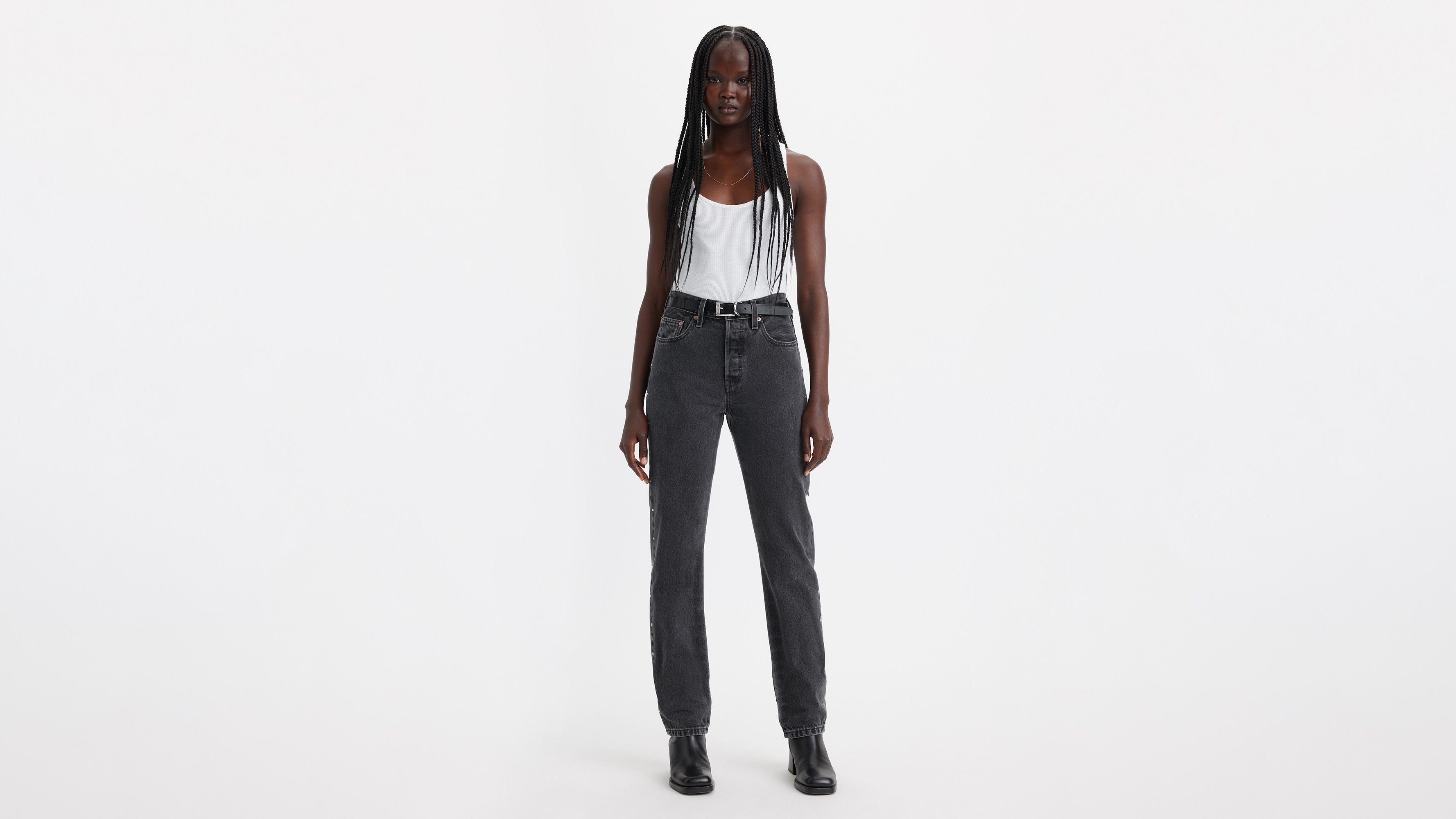 501® Original Fit Women's Jeans - Black | Levi's® US 501® Original Fit Women's Jeans - Black | Levi's® US
