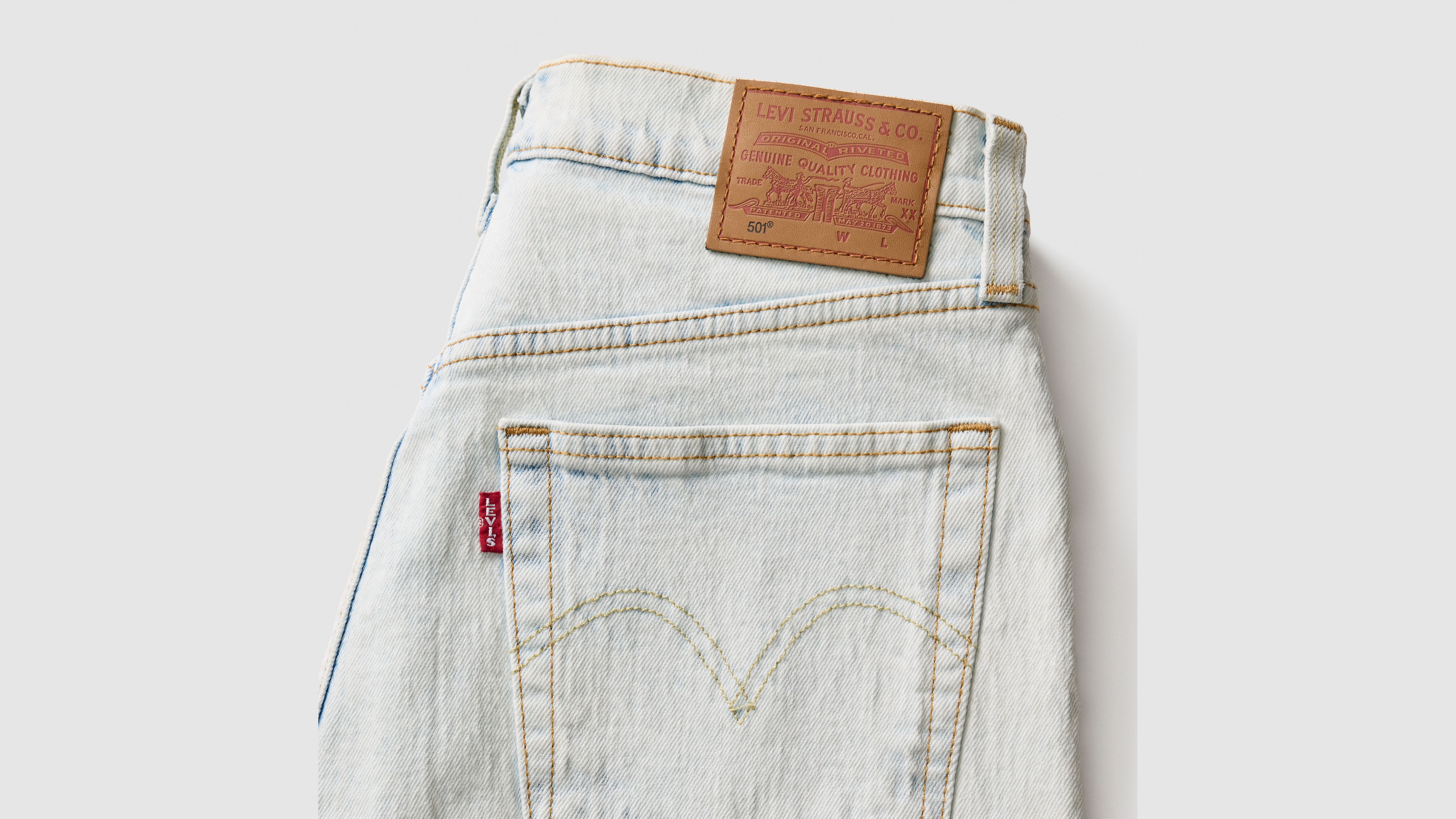 LEVI'S PREMIUM 501 ホワイト　新品　27 28 Levi's LEVI'S リーバイス 501 ボタンフライ レギュラー