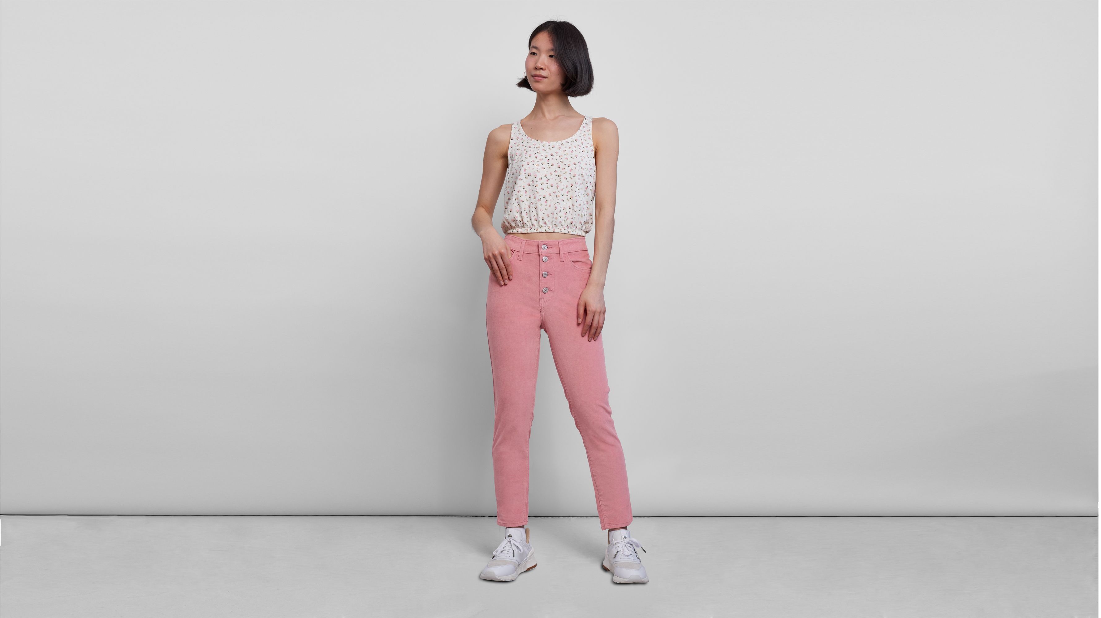 pink levis womens