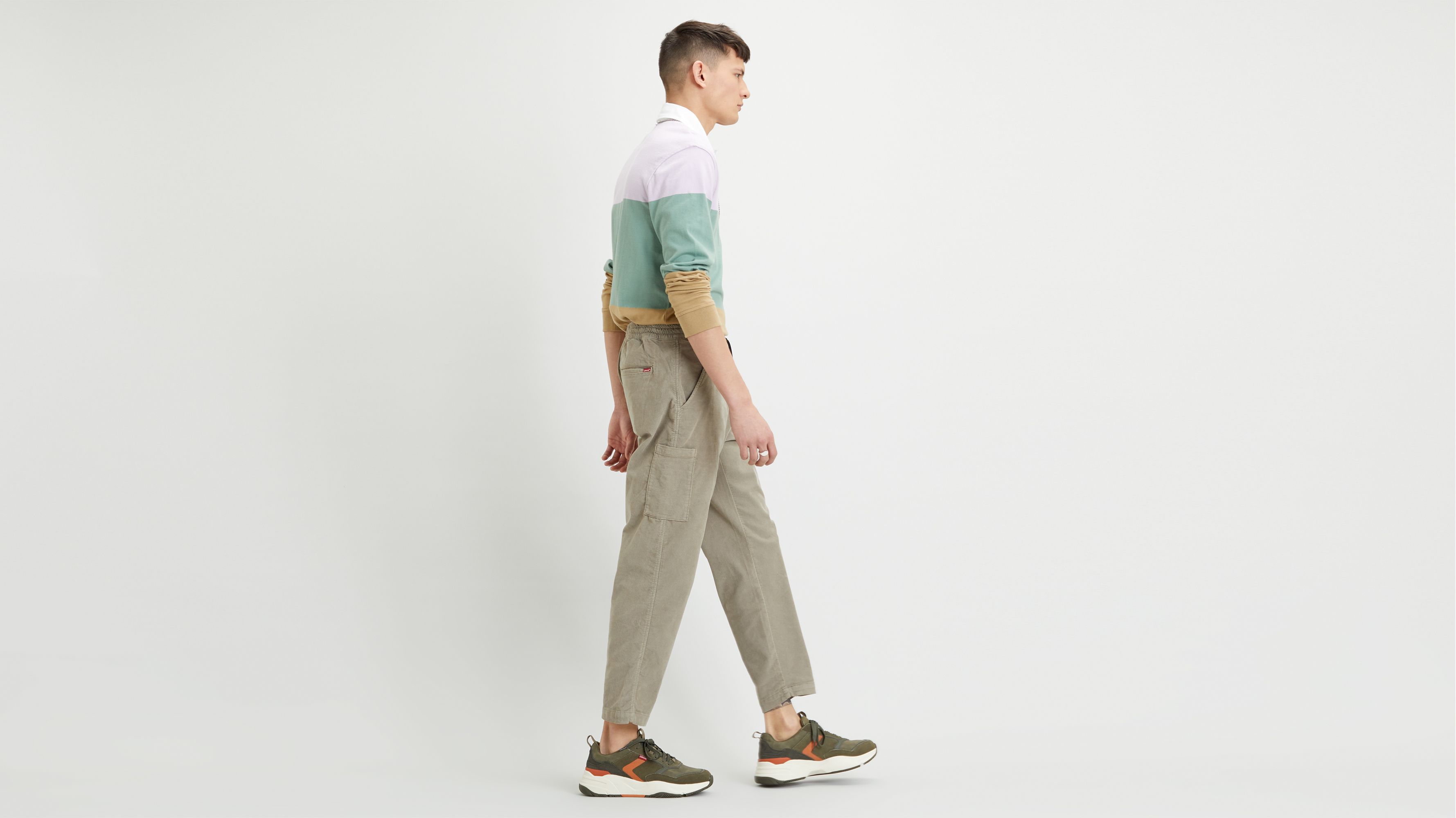 Taper Pull on Corduroy Pants 4