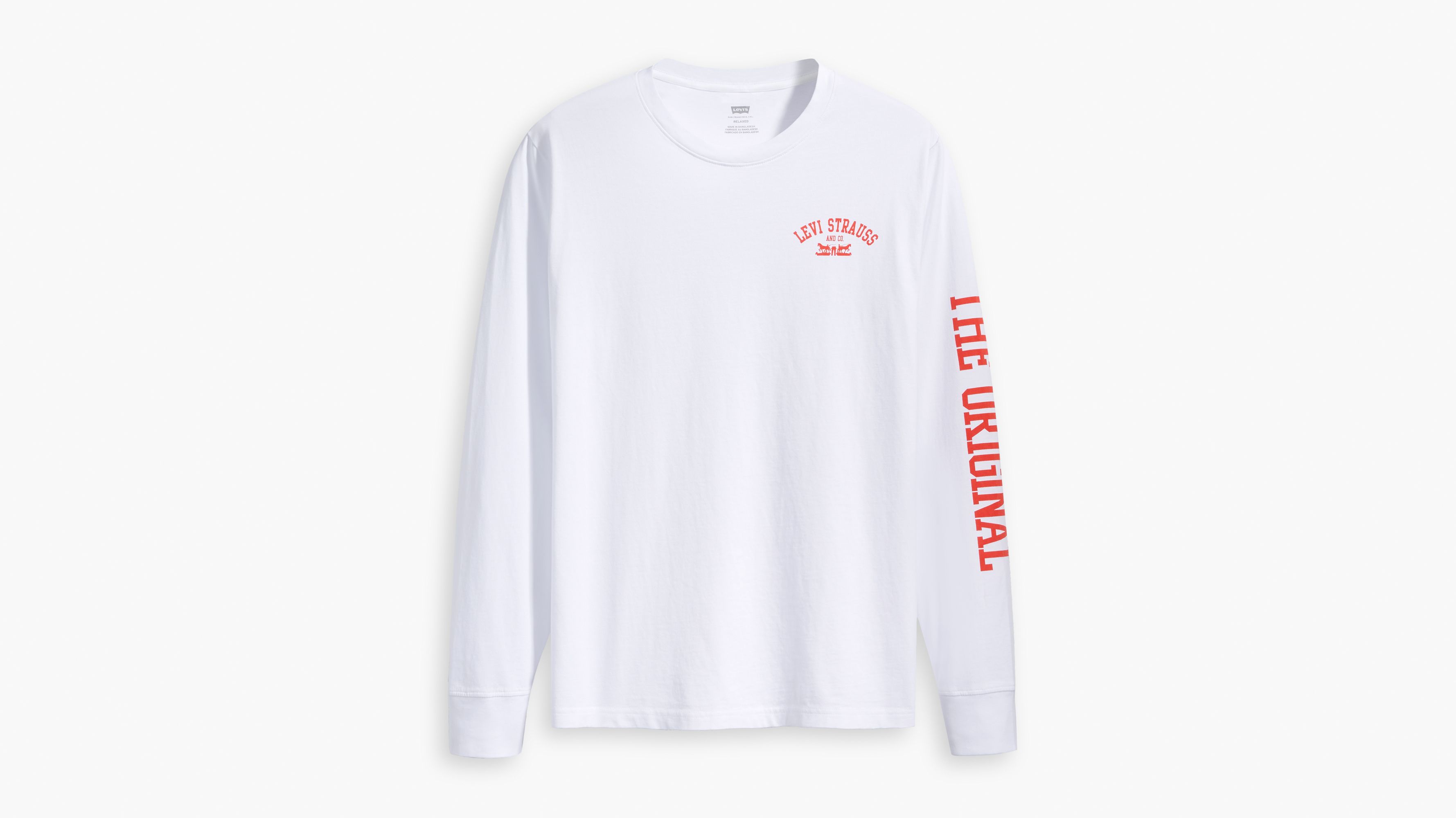 Relaxed Long Sleeve Graphic Tee - White | Levi's® US