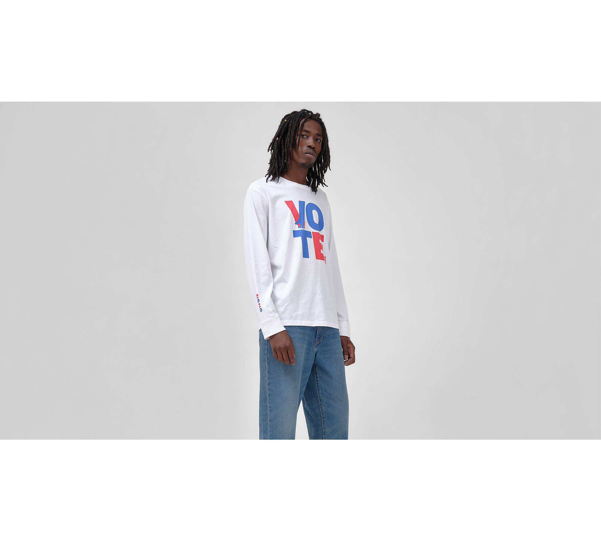 Levi's® x Vote Longsleeve Relaxed Tee Shirt 1