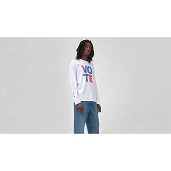 Levi's® x Vote Longsleeve Relaxed Tee Shirt 1