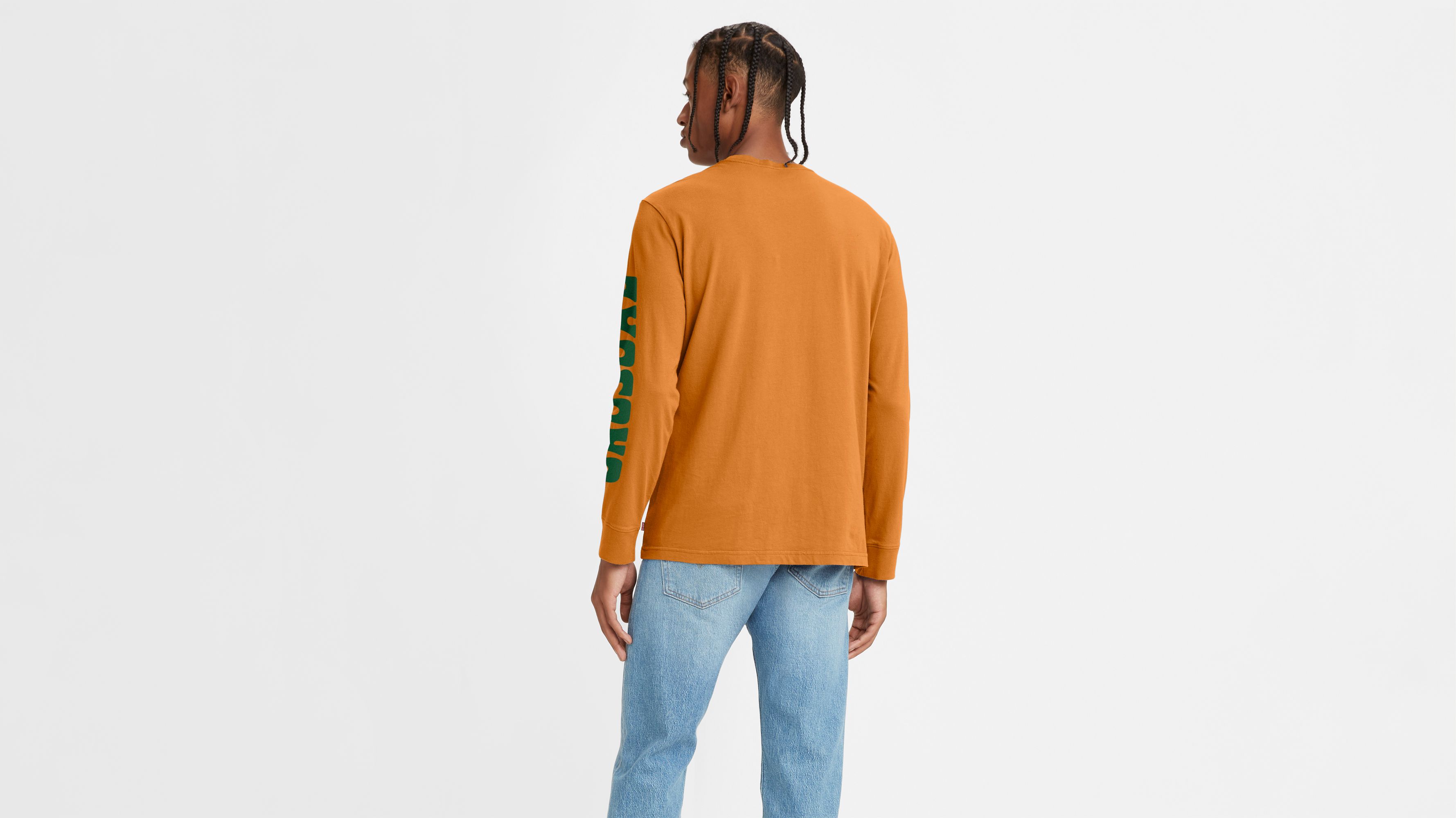 Relaxed Long Sleeve Graphic T-shirt - Orange | Levi's® US