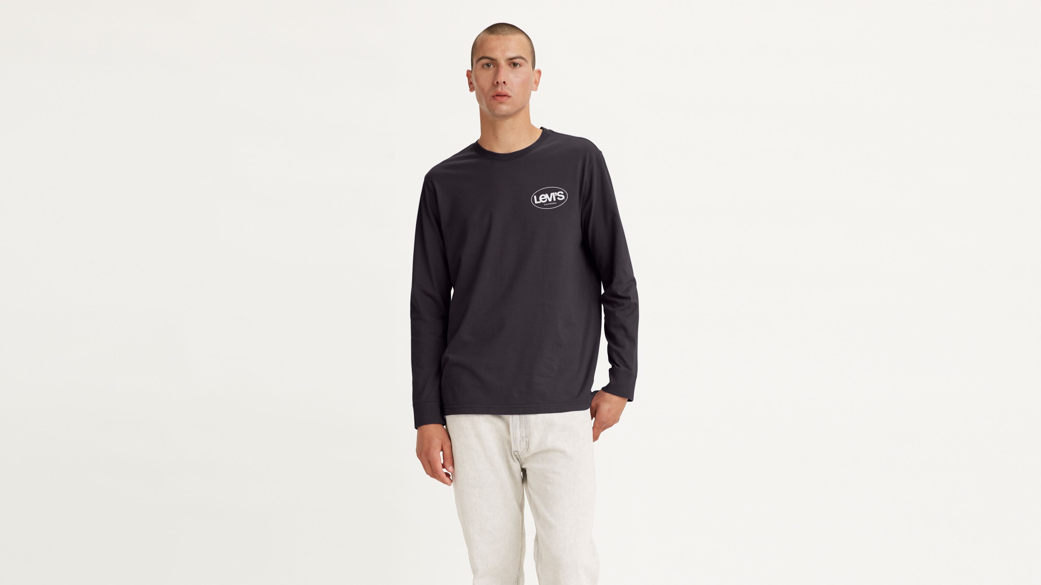 Relaxed Fit Long Sleeve Graphic T-Shirt