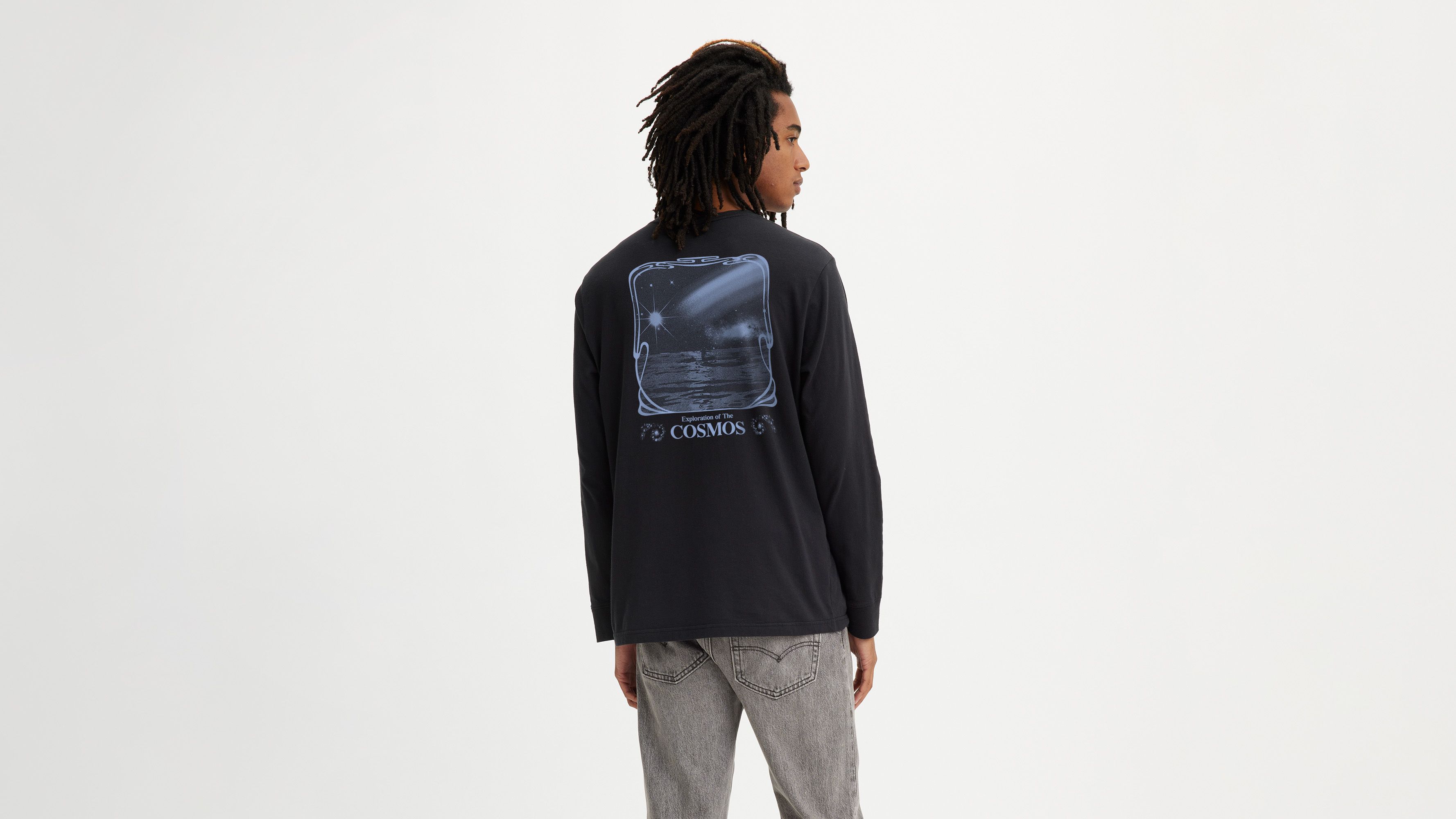 Relaxed Fit Long Sleeve Graphic T-shirt - Black | Levi's® US