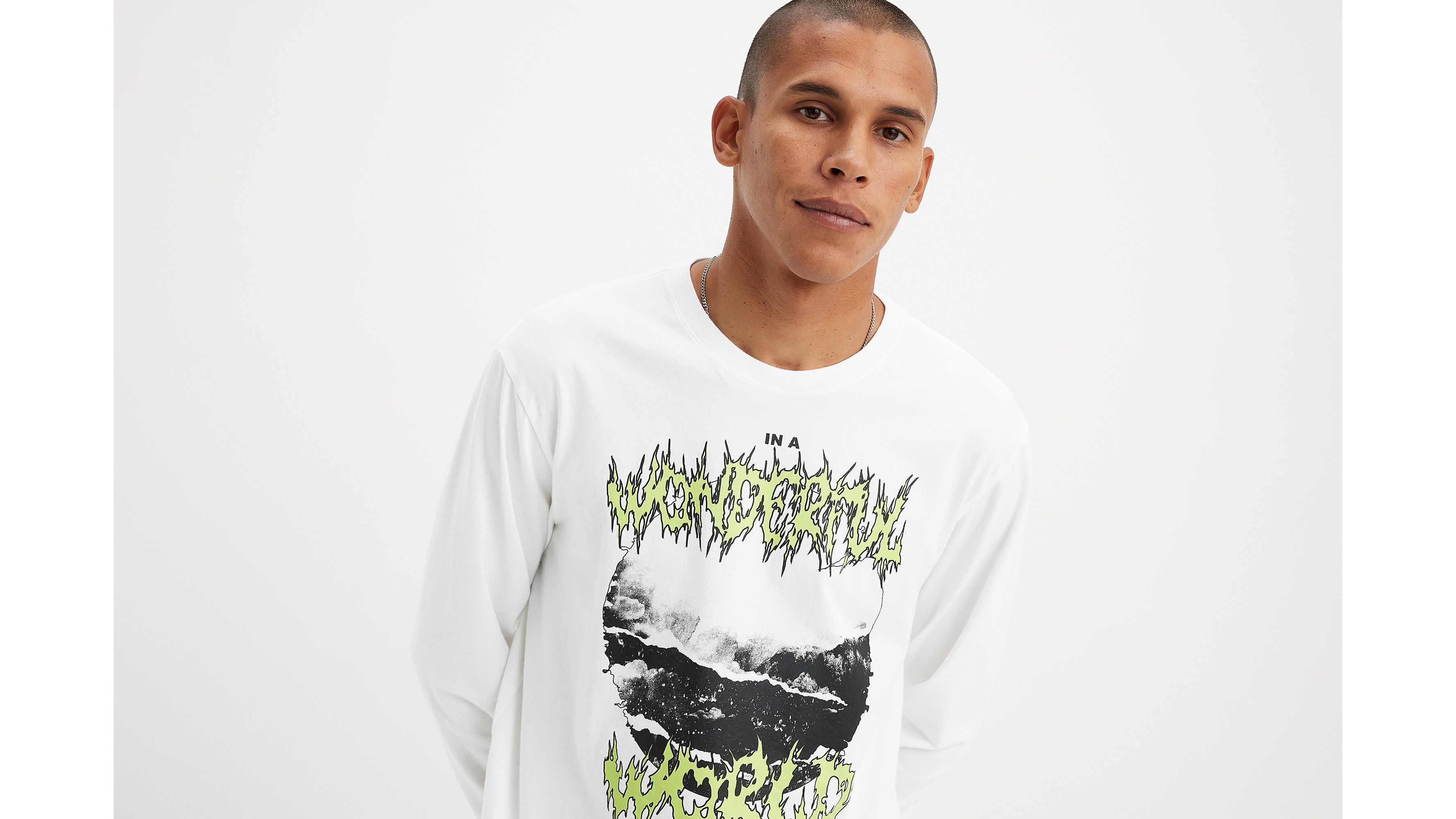 Relaxed Fit Long Sleeve Graphic T-Shirt 3