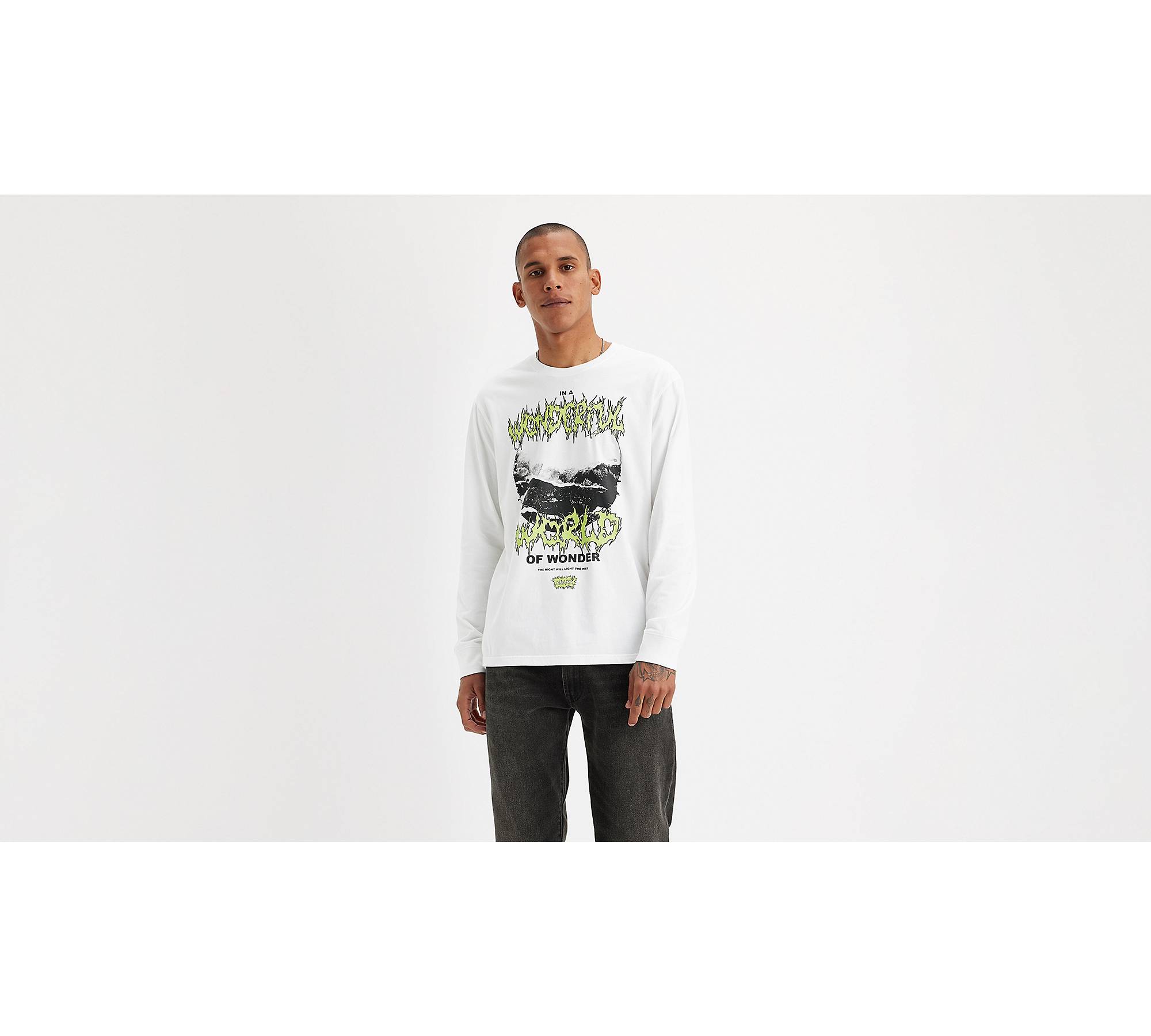 Relaxed Fit Long Sleeve Graphic T-shirt - Brown | Levi's® US