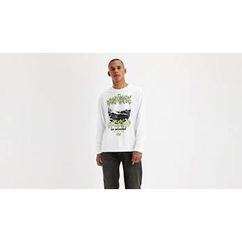 Relaxed Fit Long Sleeve Graphic T-Shirt 4