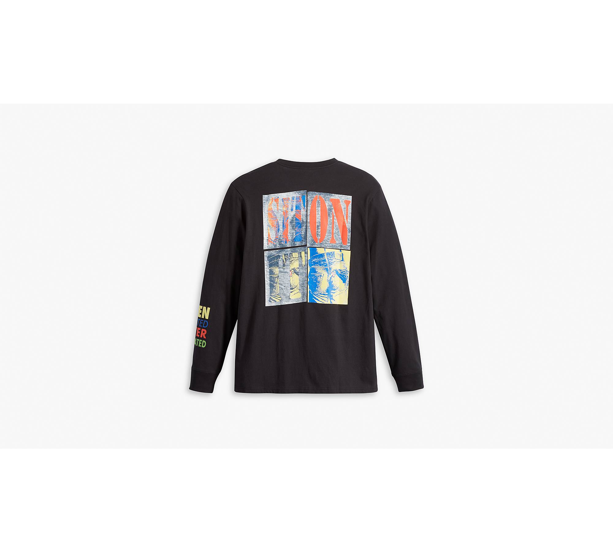 Relaxed Fit Long Sleeve Graphic T-shirt - Black | Levi's® US