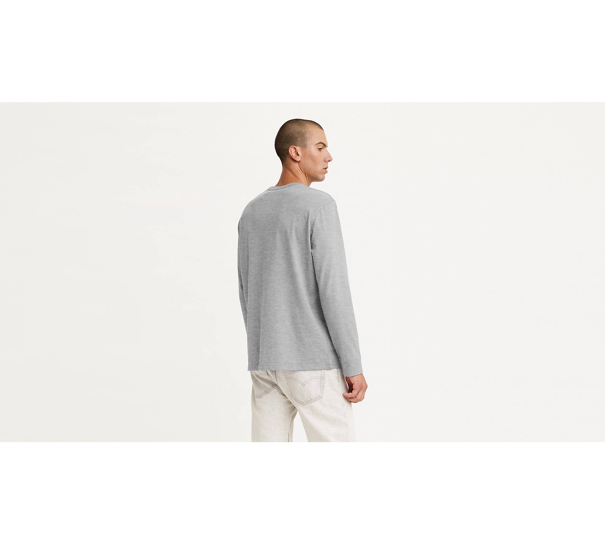 Relaxed Long Sleeve Graphic Tee - Grey | Levi's® GB