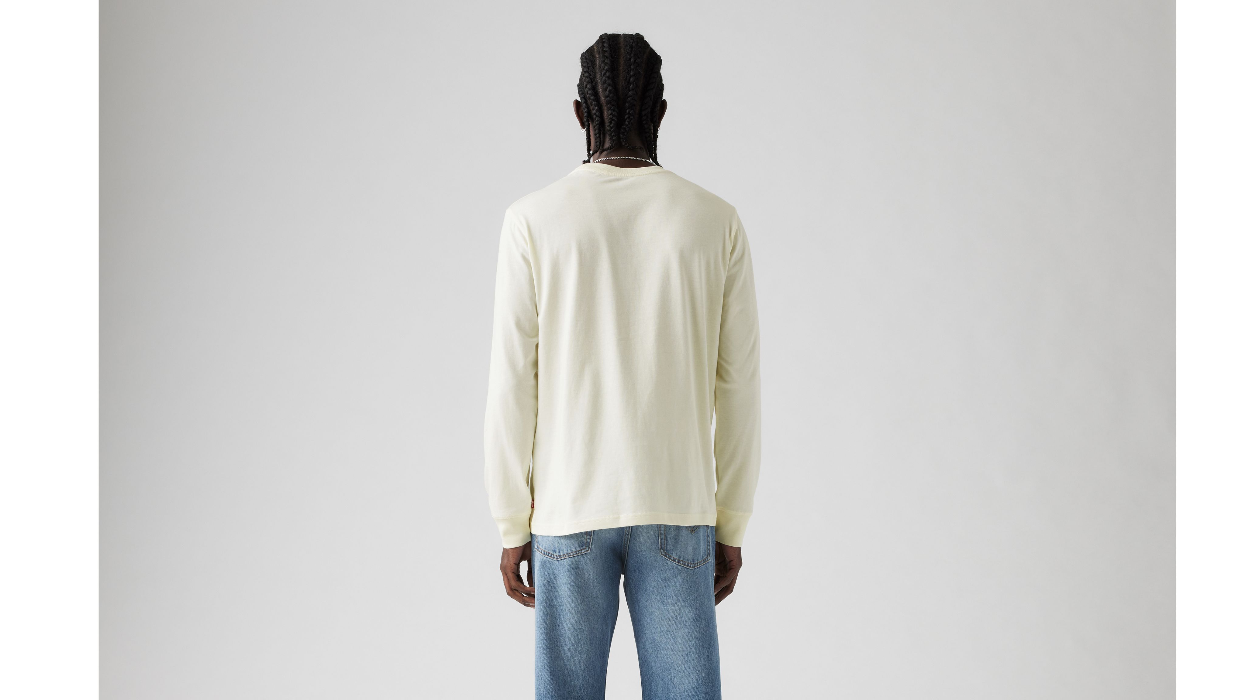  ★Unisex 2PACK Relaxed Fit Long Sleeve T-Shirt HNS_O482L_DeepRoyal_Front.jpg