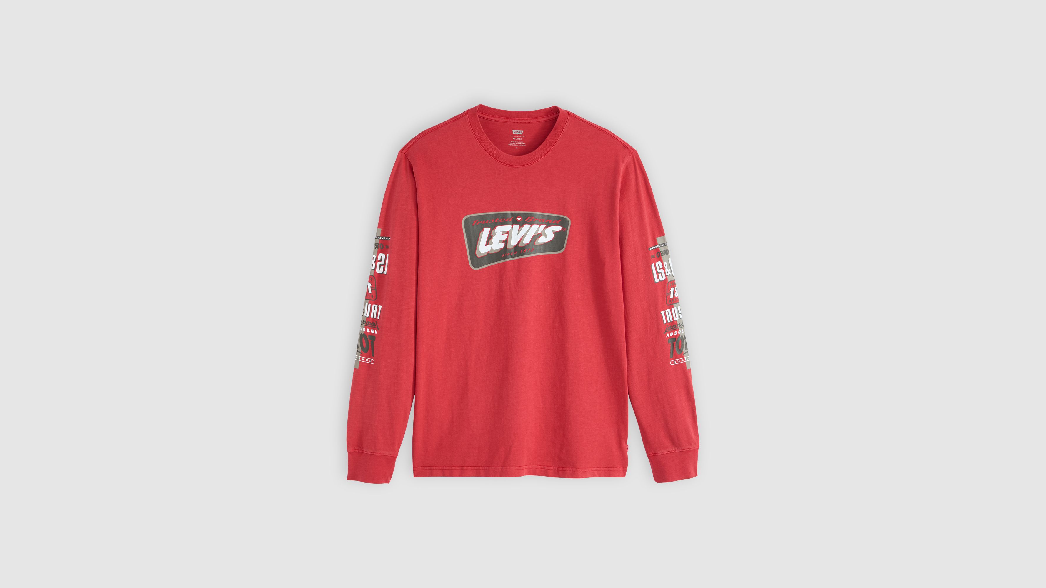Relaxed Fit Graphic Long-Sleeve T-Shirt
