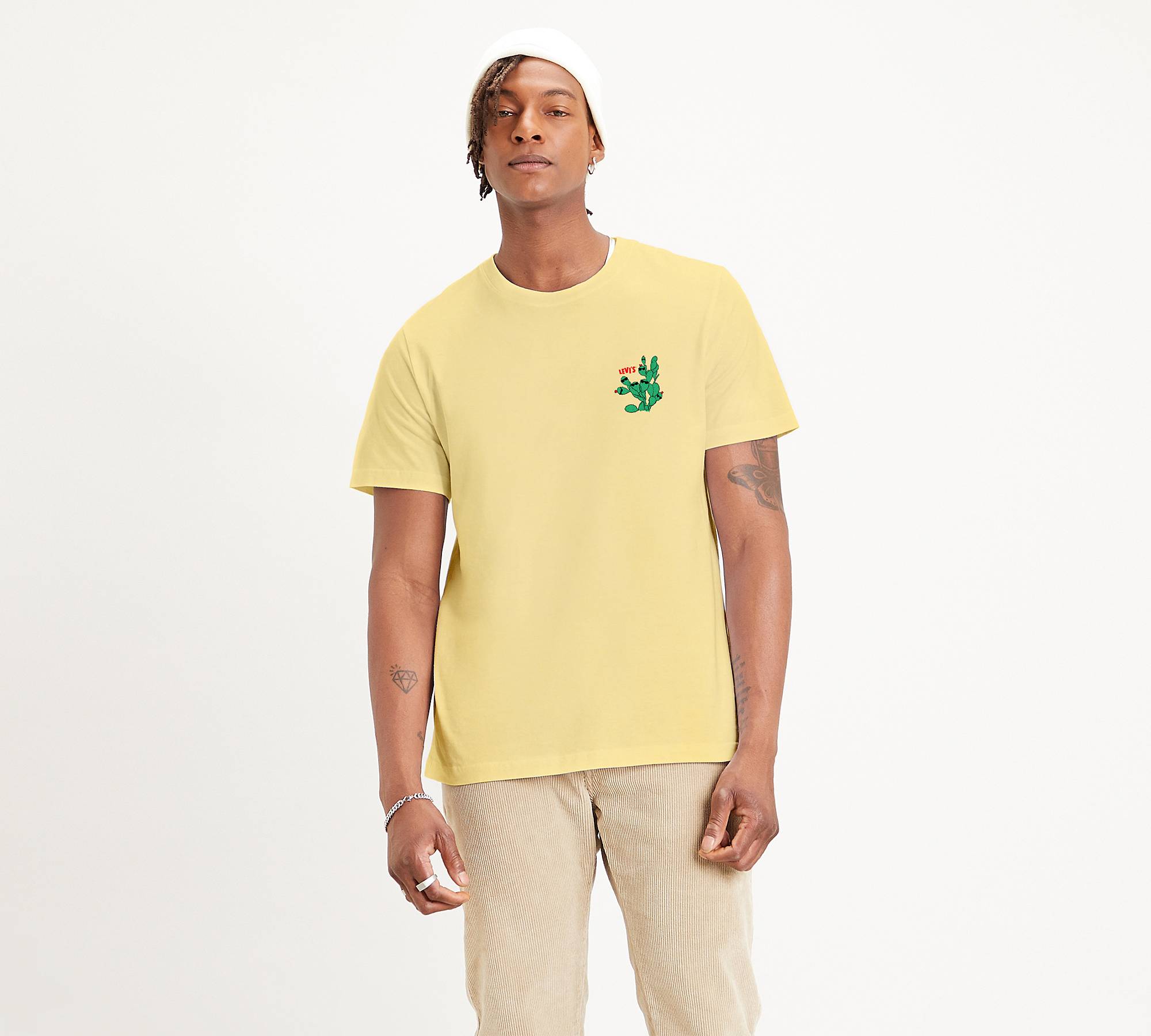 Relaxed Fit T-Shirt mit Grafik Wüste 1