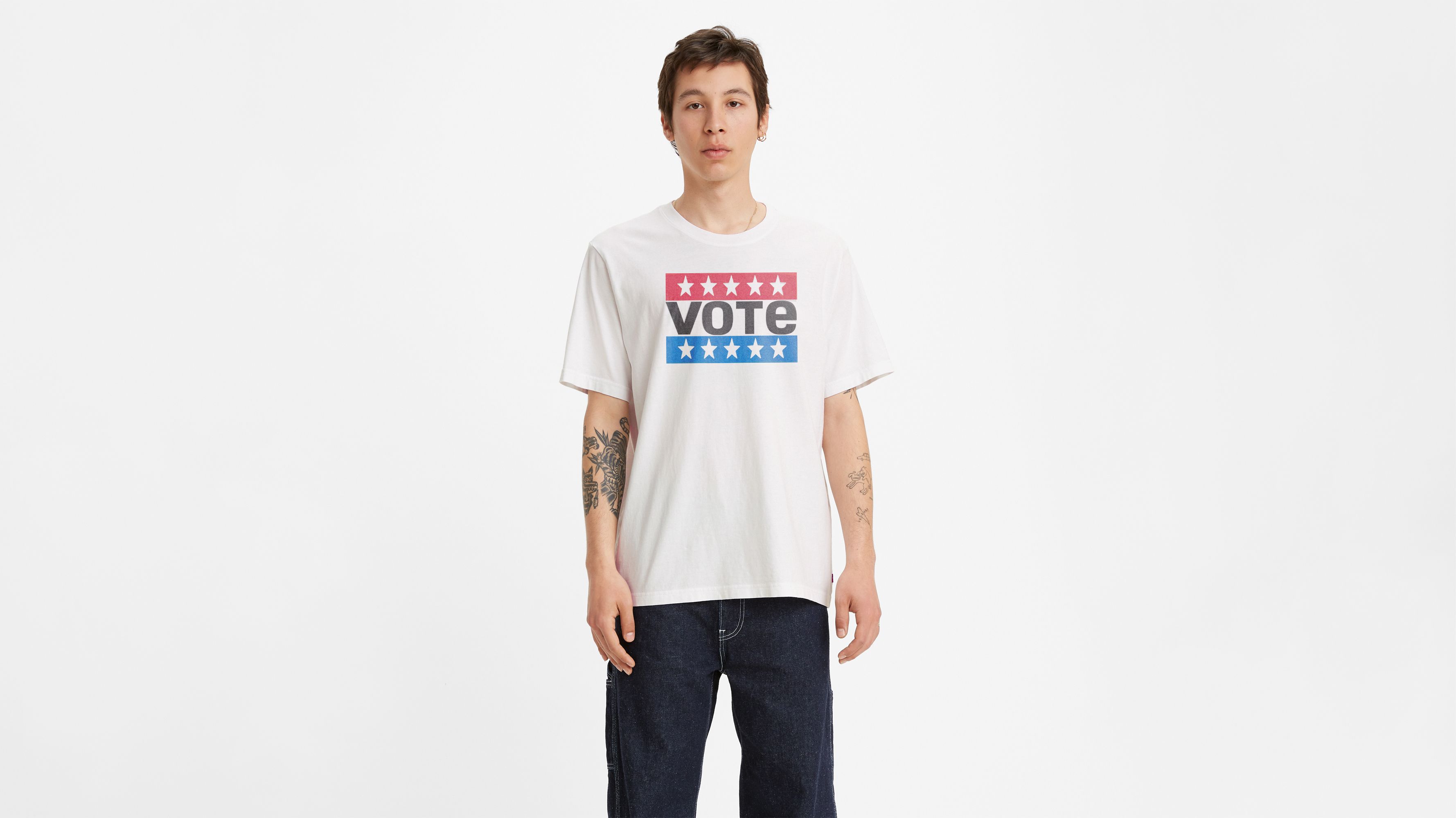 Levi's® X Vote Relaxed Fit Tee Shirt 