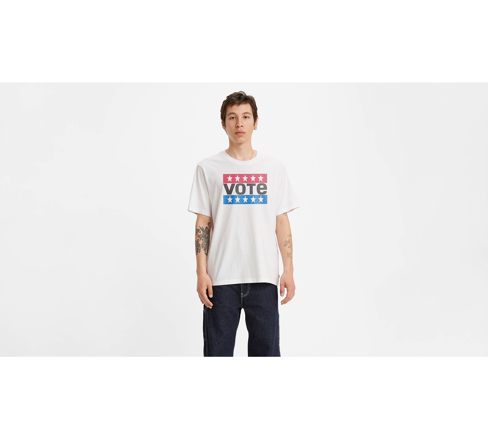 Levi's® x Vote Relaxed Fit Tee Shirt 1