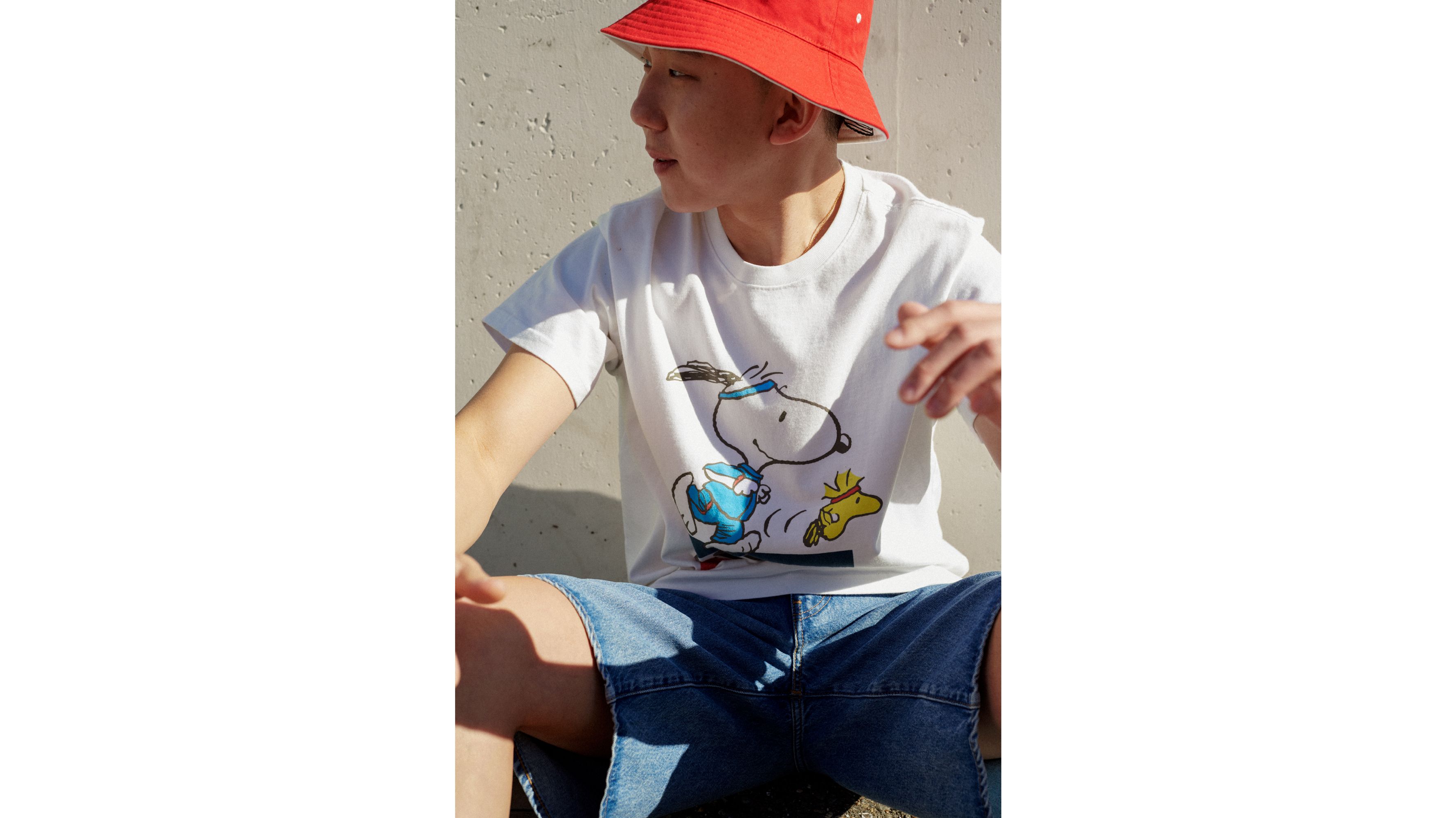 Levi's® X Peanuts Relaxed Fit Tee Shirt - White