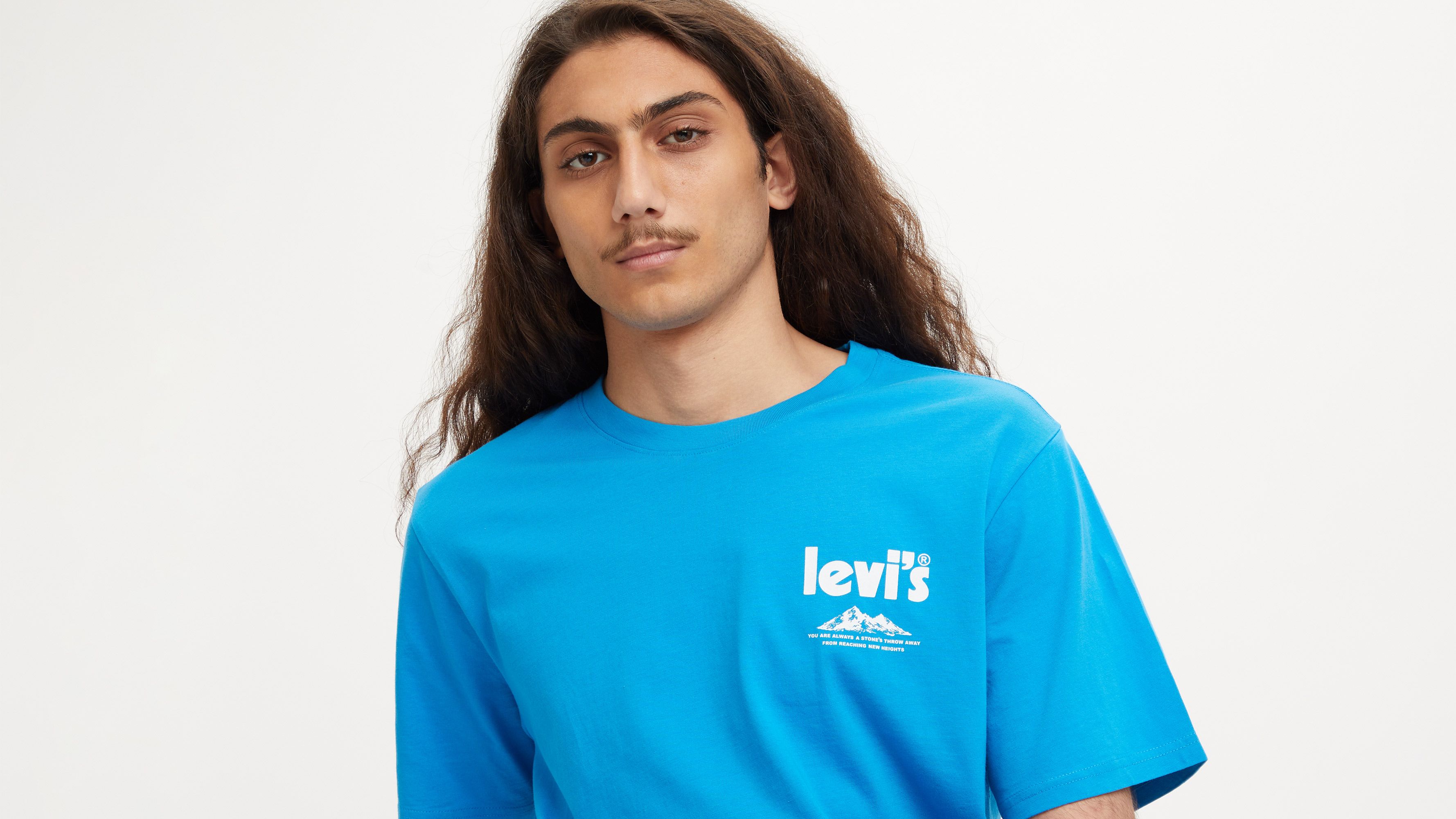 Relaxed Fit Short Sleeve Graphic Tee Blue Levi's® ES