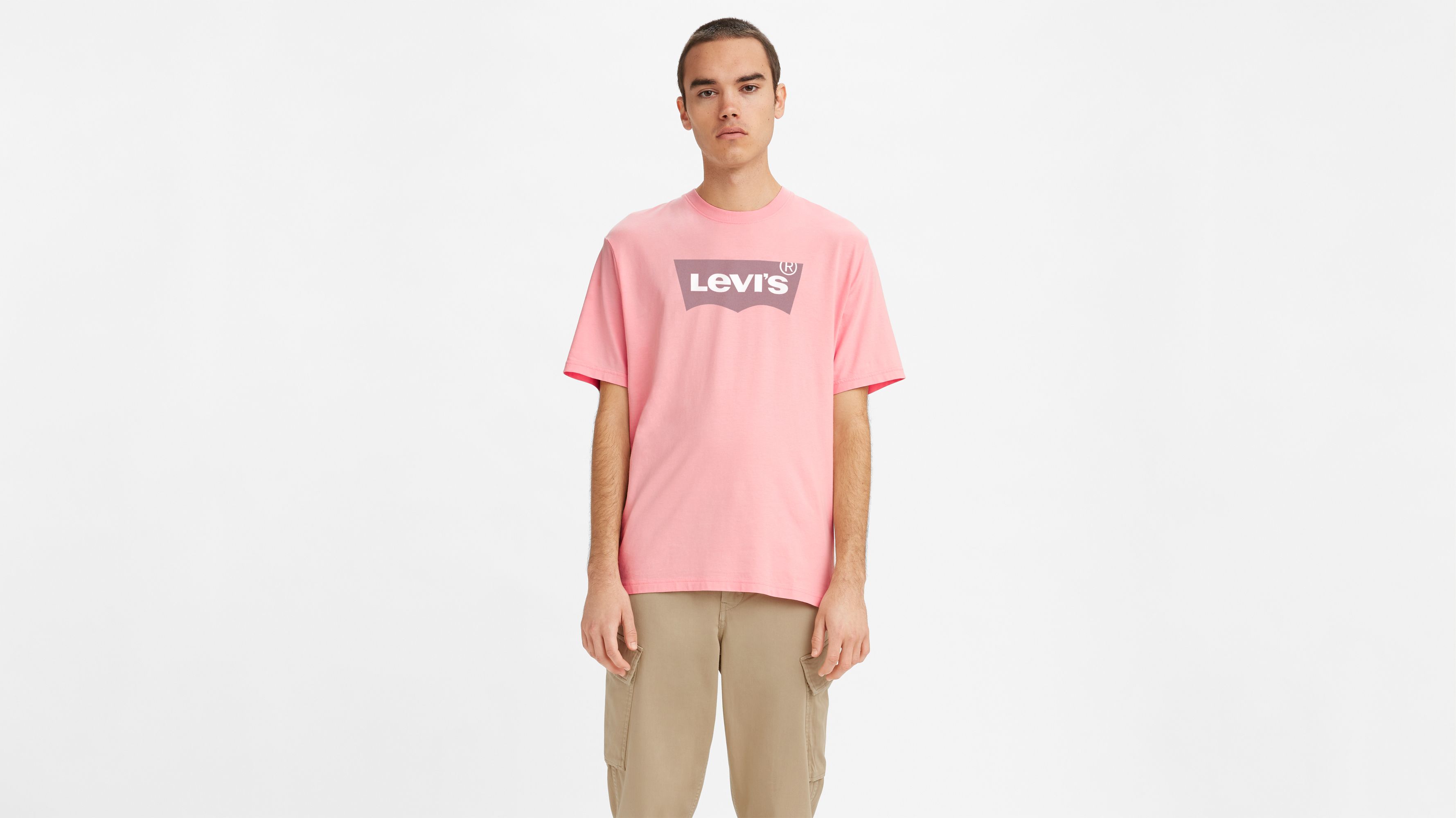 levis t shirt pink