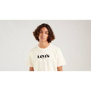 Levi's Relaxed Fit Short Sleeve T-Shirt - Men's - Vertical Caviar S