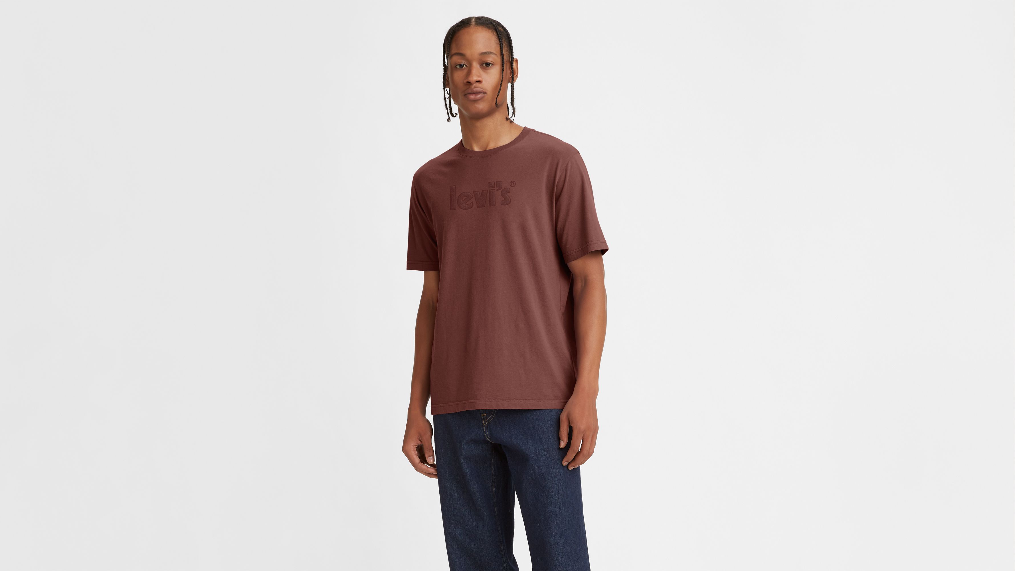 Relaxed Fit Short Sleeve Tshirt Brown Levi