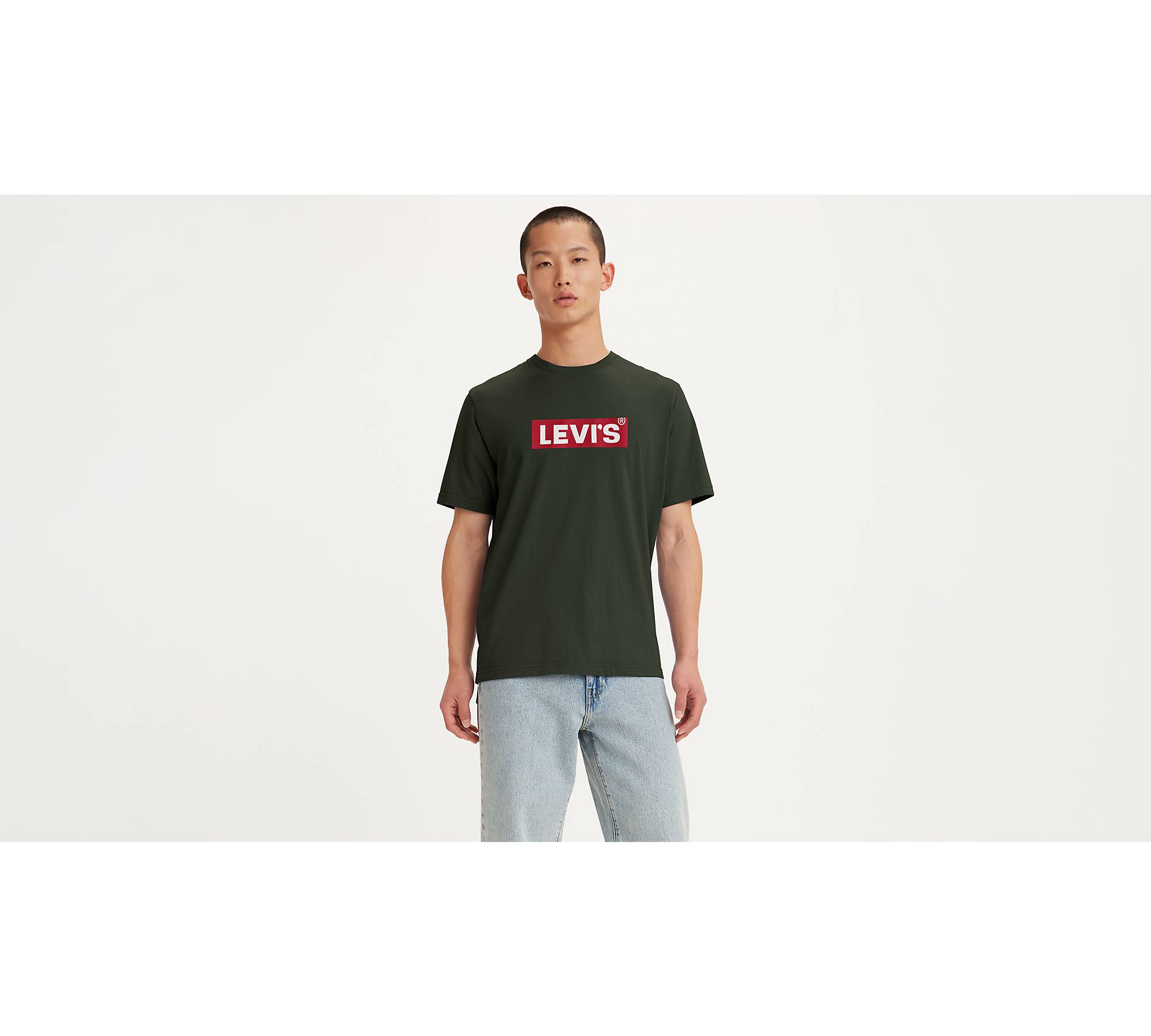 Relaxed Fit Tee - Green | Levi's® GR