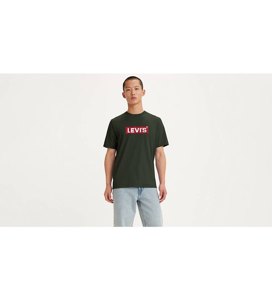 Relaxed Fit Tee - Green | Levi's® GR