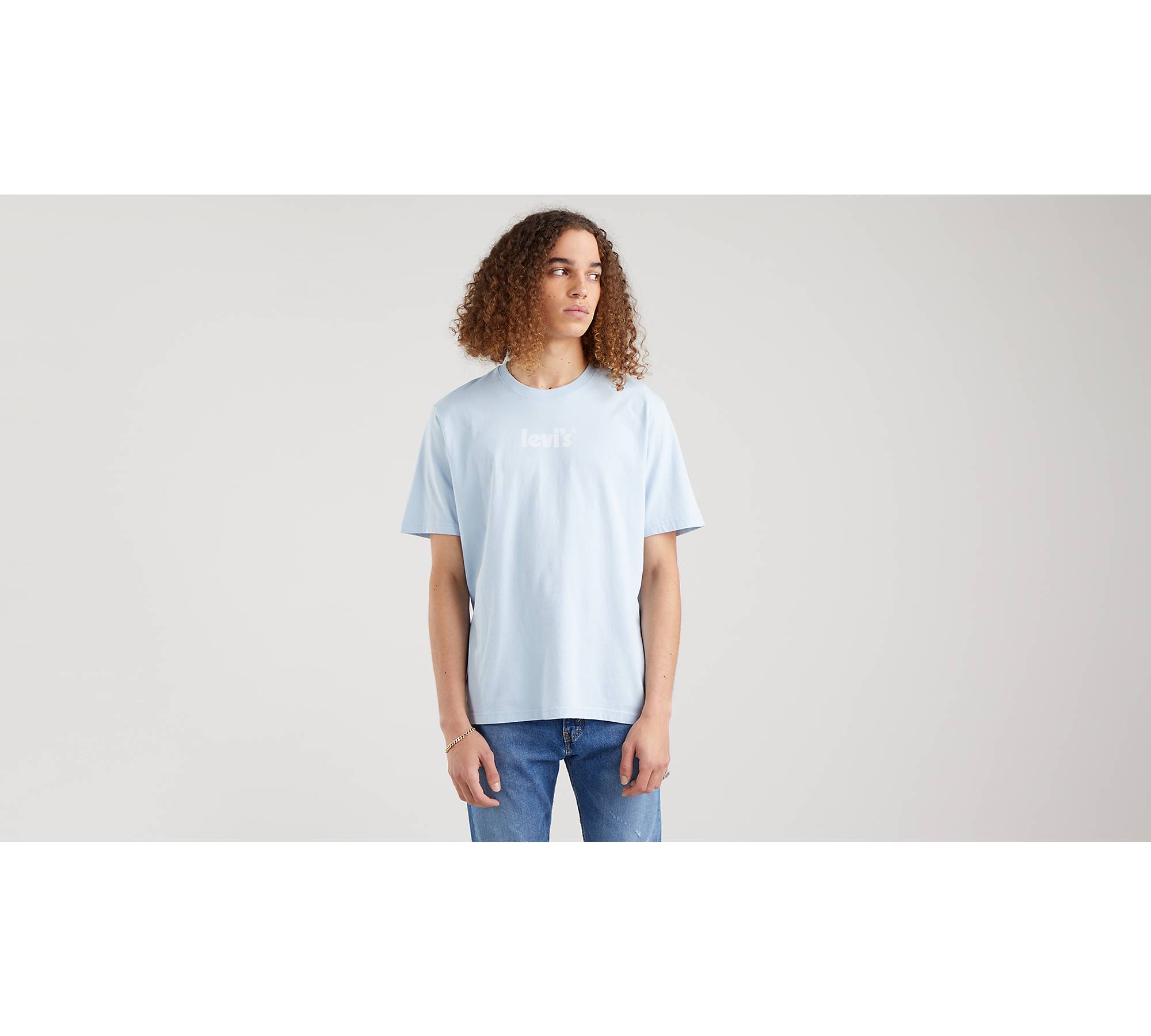 Relaxed Fit Tee - Blue | Levi's® HU