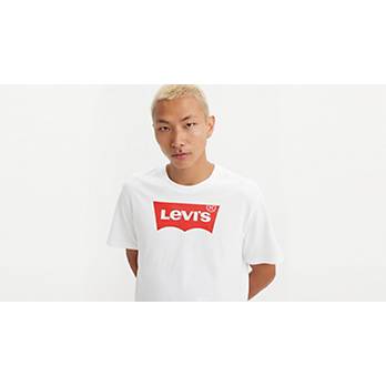 Levi's® Logo Relaxed Fit Short Sleeve T-shirt - White | Levi's® US