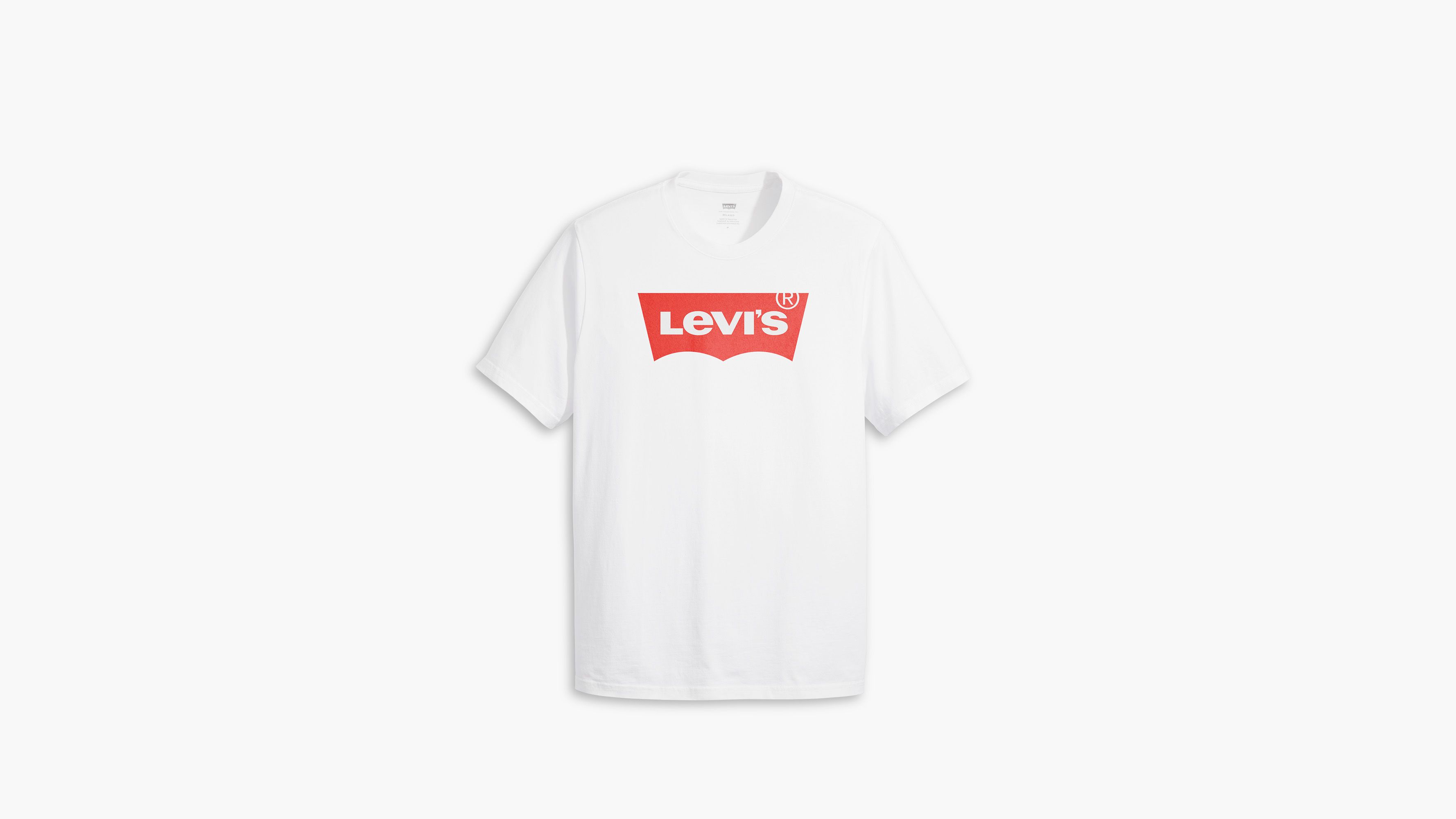 Levi's® Logo Relaxed Fit Short Sleeve T-shirt - White