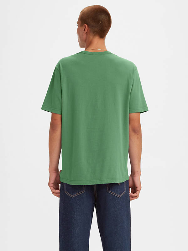 Relaxed Fit Tee - Green | Levi's® HU